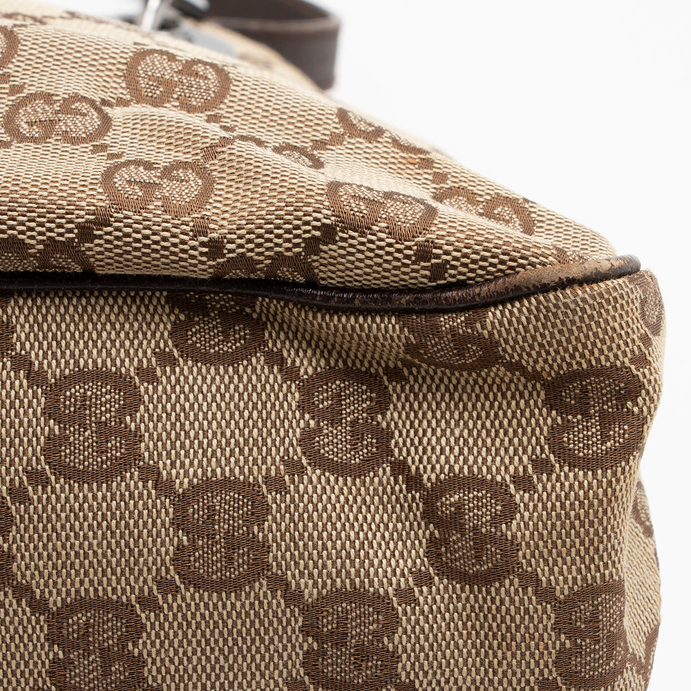 Gucci Gucci Canvas Eclipse Medium Shoulder Bag (SHF-16635)