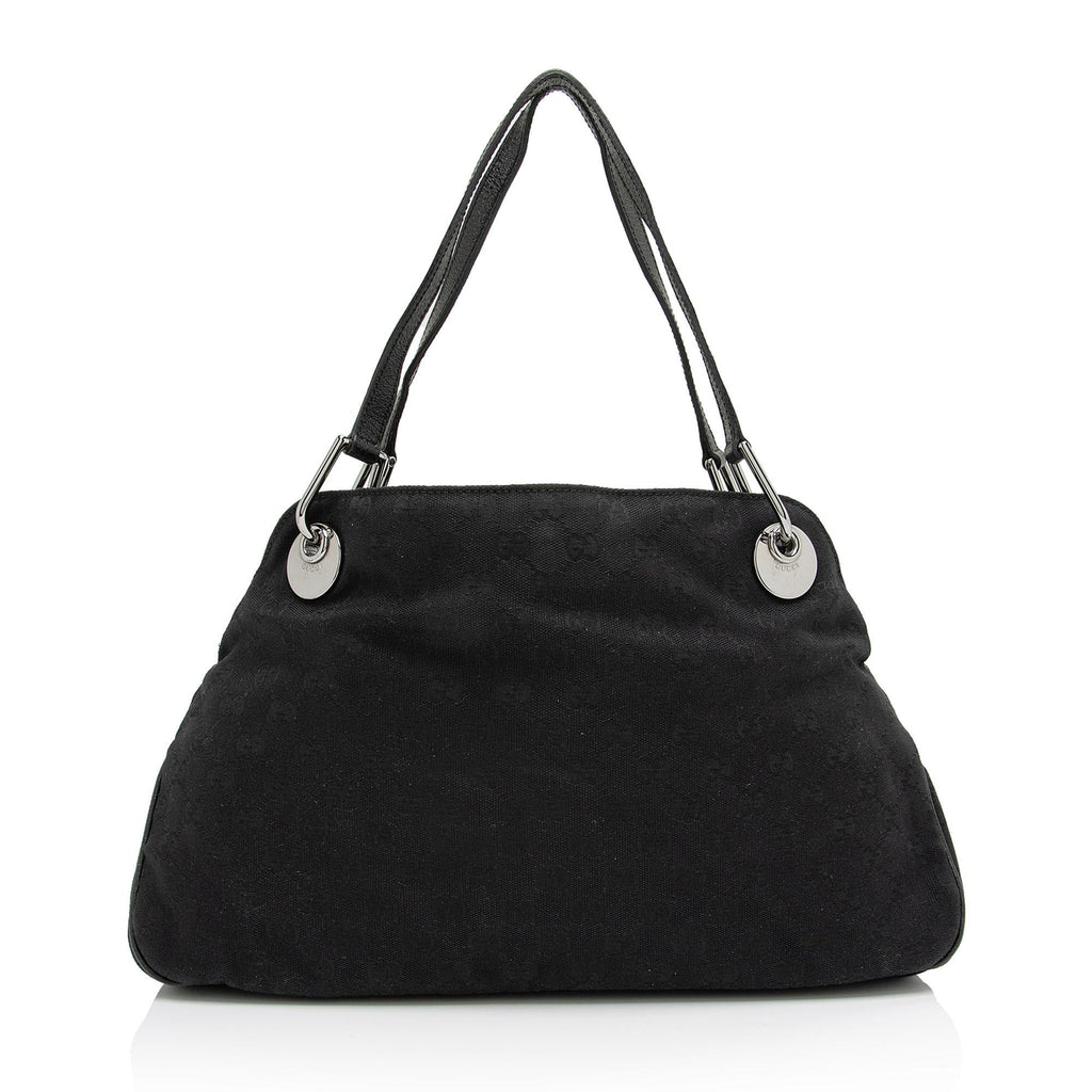 Gucci GG Canvas Eclipse Medium Shoulder Bag (SHF-3PUt2j)