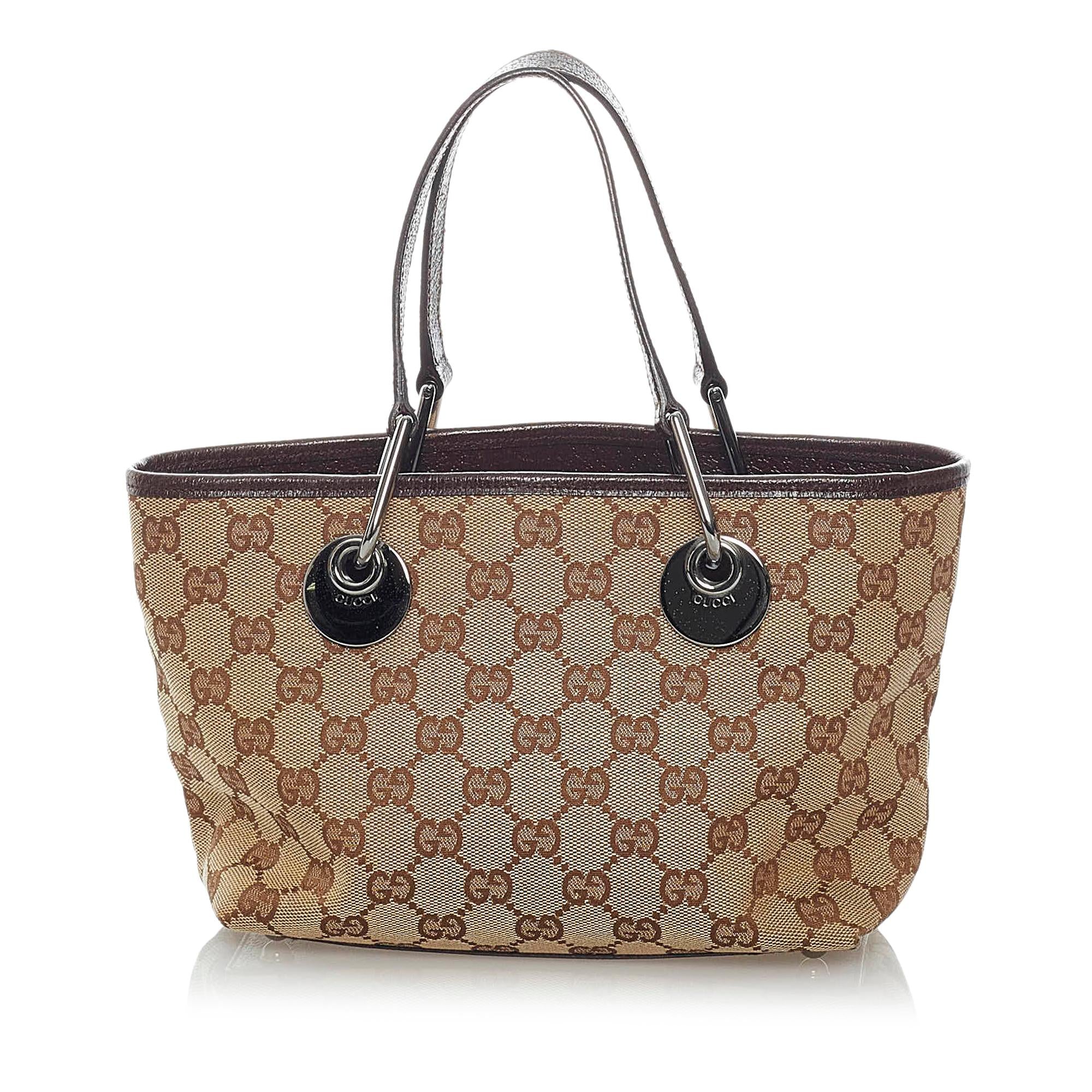 Gucci Gucci Canvas Eclipse Mini Handbag (SHG-32069)