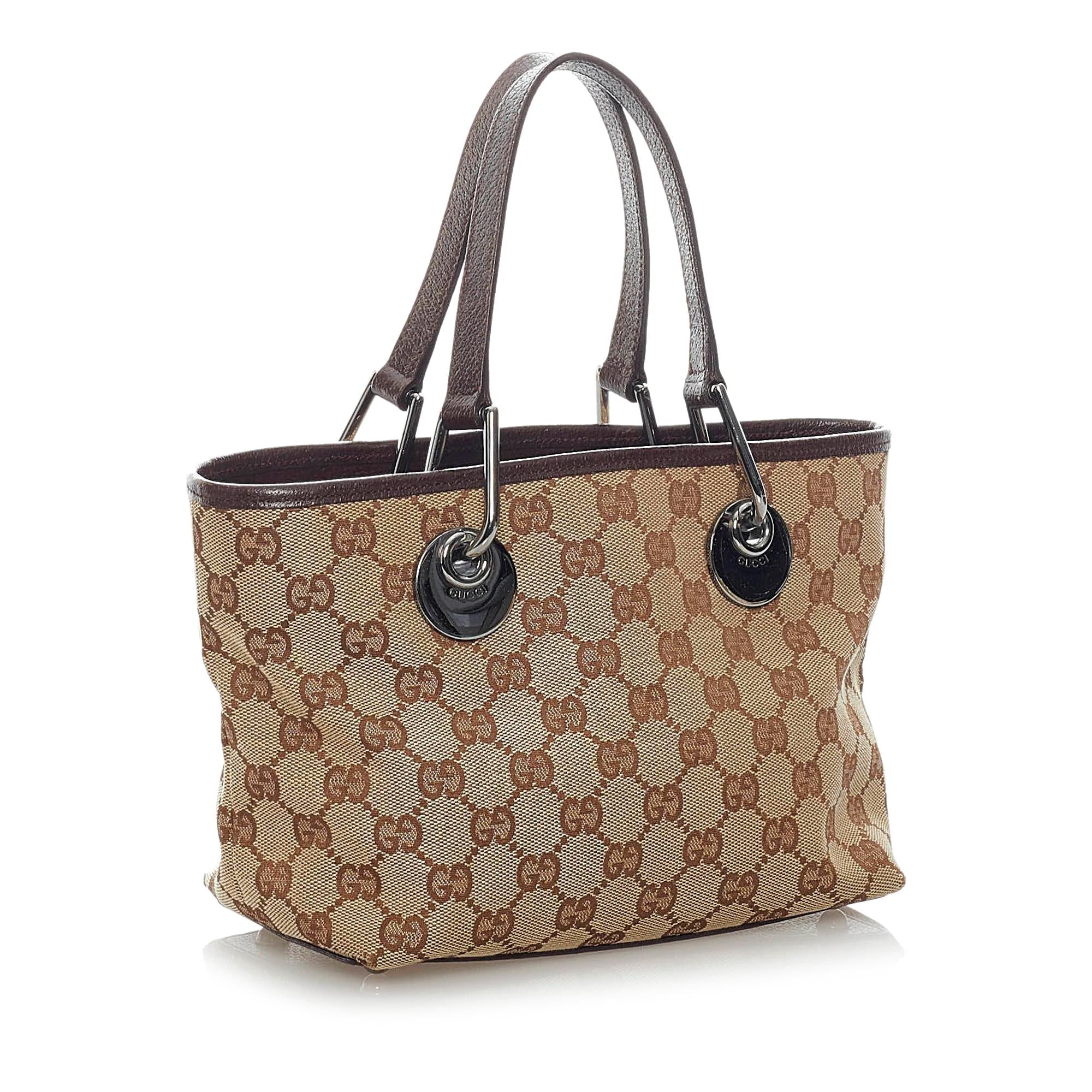 Gucci Gucci Canvas Eclipse Mini Handbag (SHG-32069)