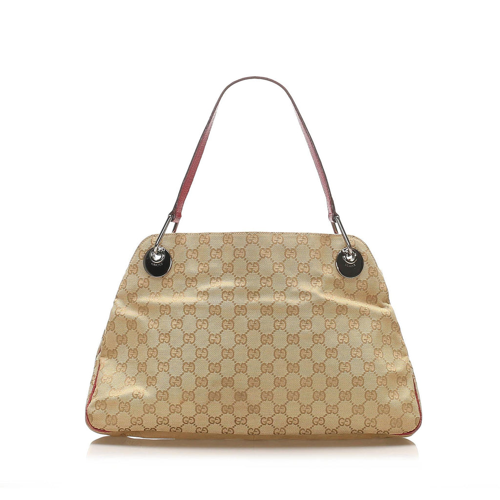Gucci Gucci Canvas Eclipse Shoulder Bag (SHG-15402)