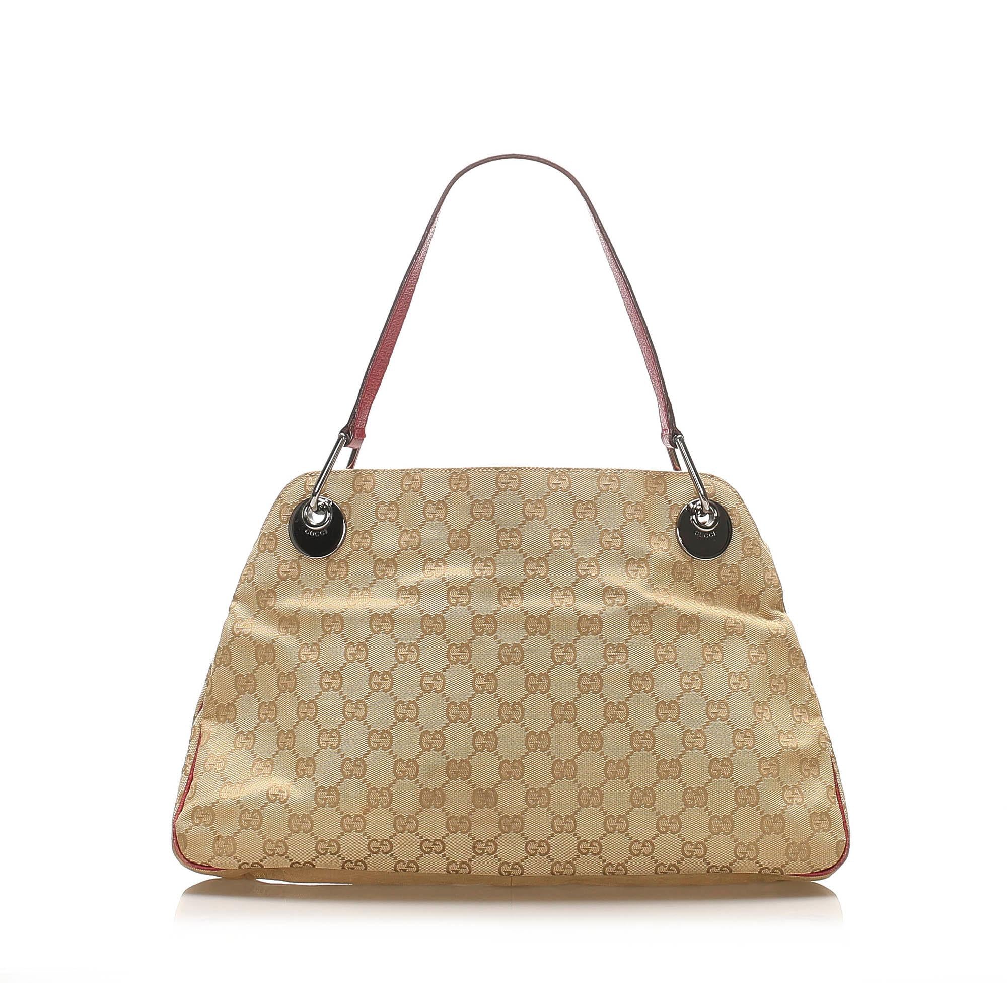 Gucci Gucci Canvas Eclipse Shoulder Bag (SHG-15402)