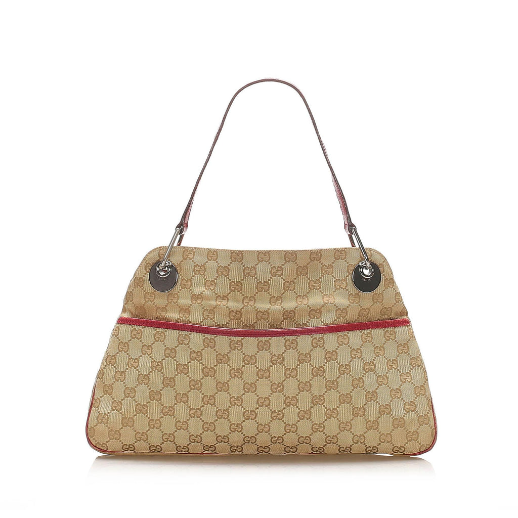 Gucci Gucci Canvas Eclipse Shoulder Bag (SHG-15402)