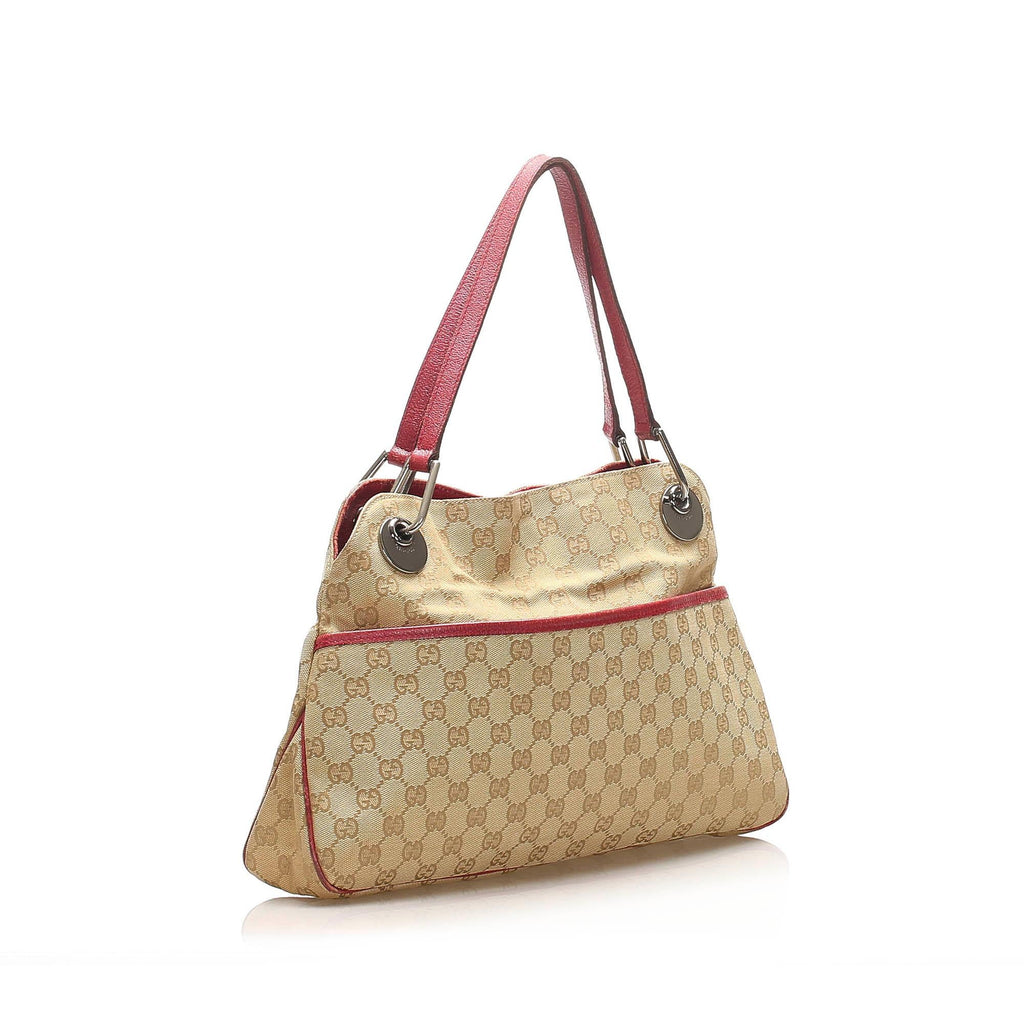 Gucci Gucci Canvas Eclipse Shoulder Bag (SHG-15402)