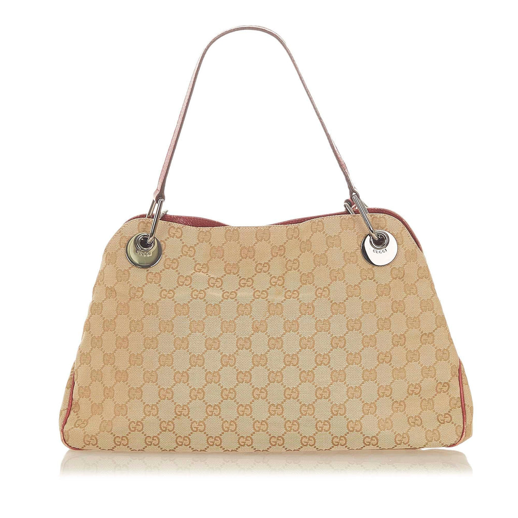 Gucci Gucci Canvas Eclipse Shoulder Bag (SHG-20325)