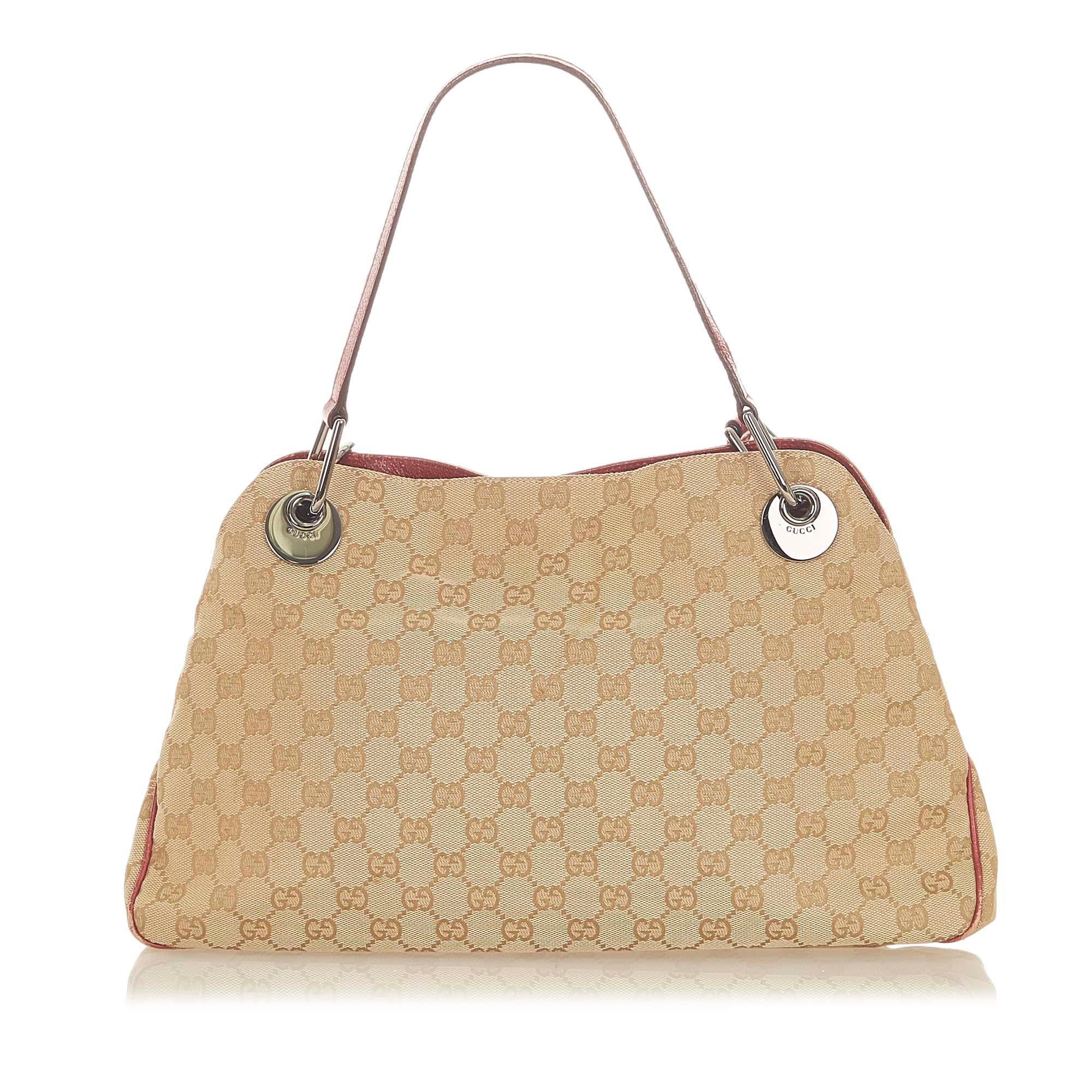 Gucci Gucci Canvas Eclipse Shoulder Bag (SHG-20325)