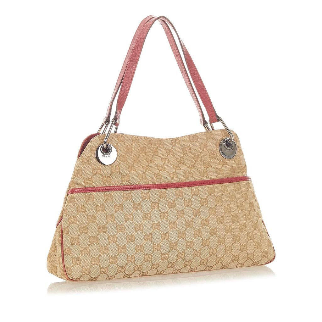 Gucci Gucci Canvas Eclipse Shoulder Bag (SHG-20325)