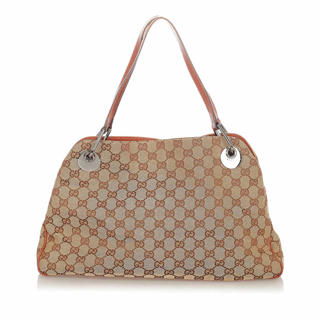 Gucci Gucci Canvas Eclipse Shoulder Bag (SHG-21477)