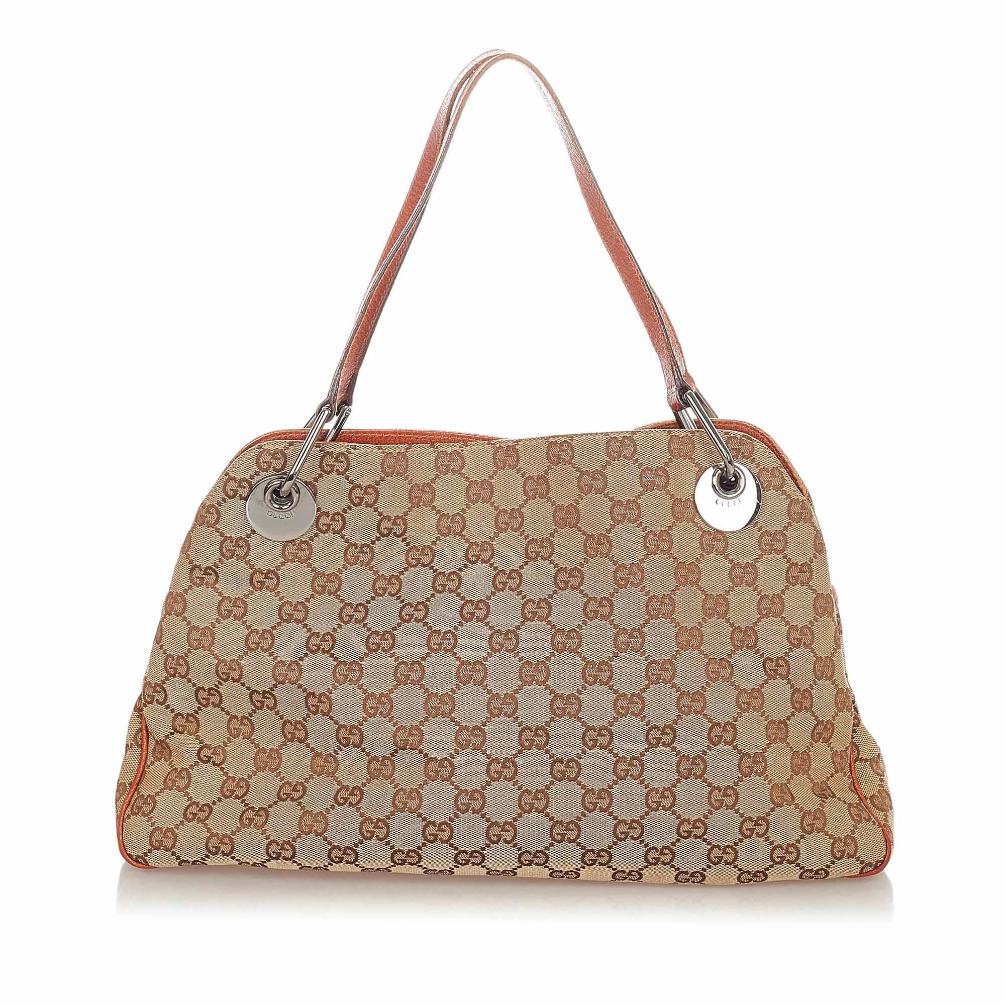 Gucci Gucci Canvas Eclipse Shoulder Bag (SHG-21477)