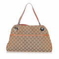 Gucci Gucci Canvas Eclipse Shoulder Bag (SHG-21477)