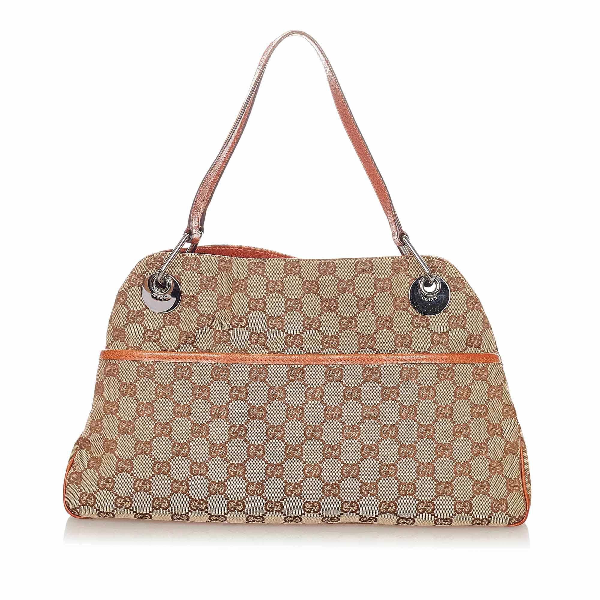 Gucci Gucci Canvas Eclipse Shoulder Bag (SHG-21477)