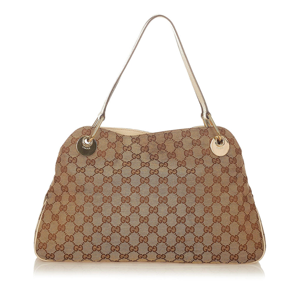 Gucci Gucci Canvas Eclipse Shoulder Bag (SHG-24433)