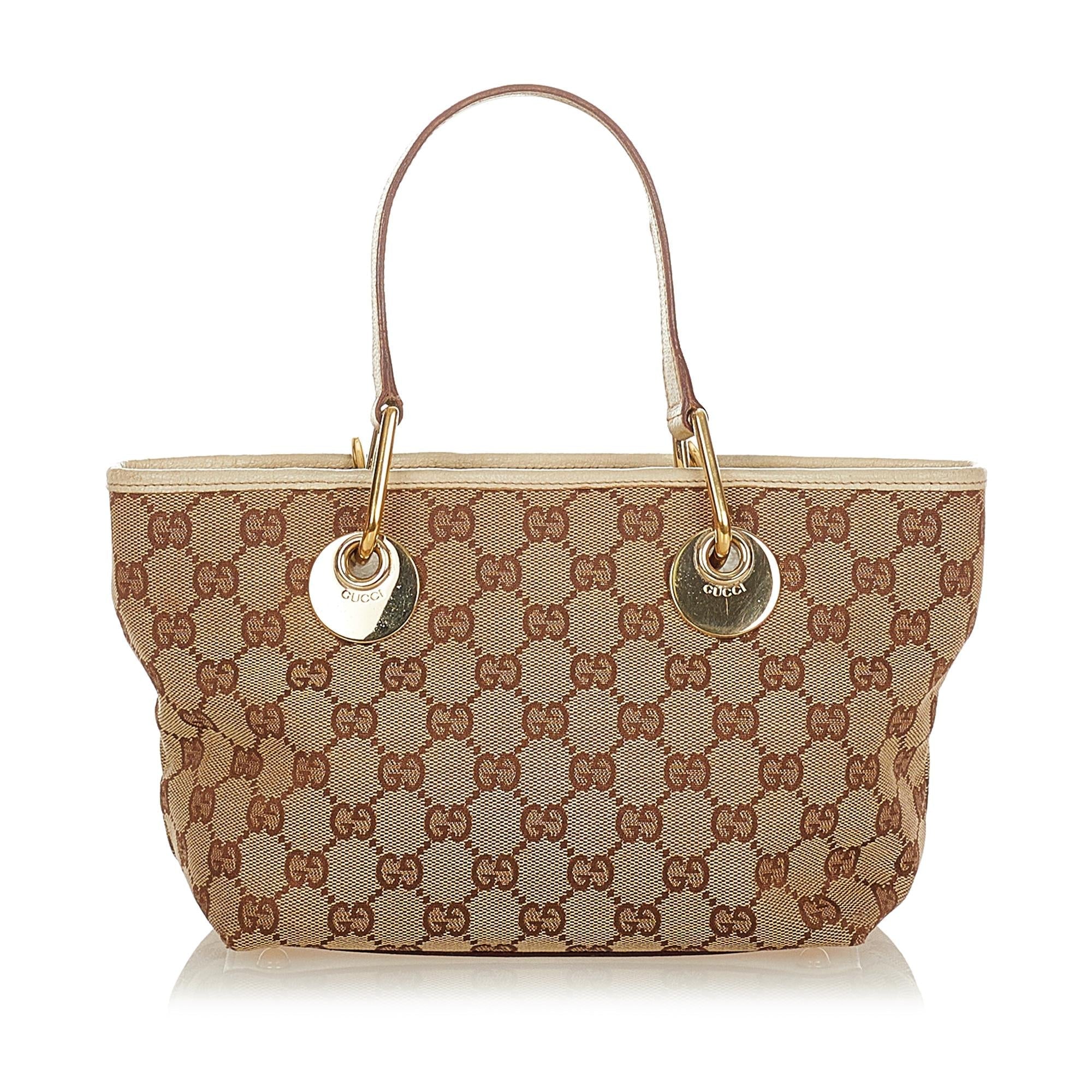 Gucci Gucci Canvas Eclipse Shoulder Bag (SHG-25109)