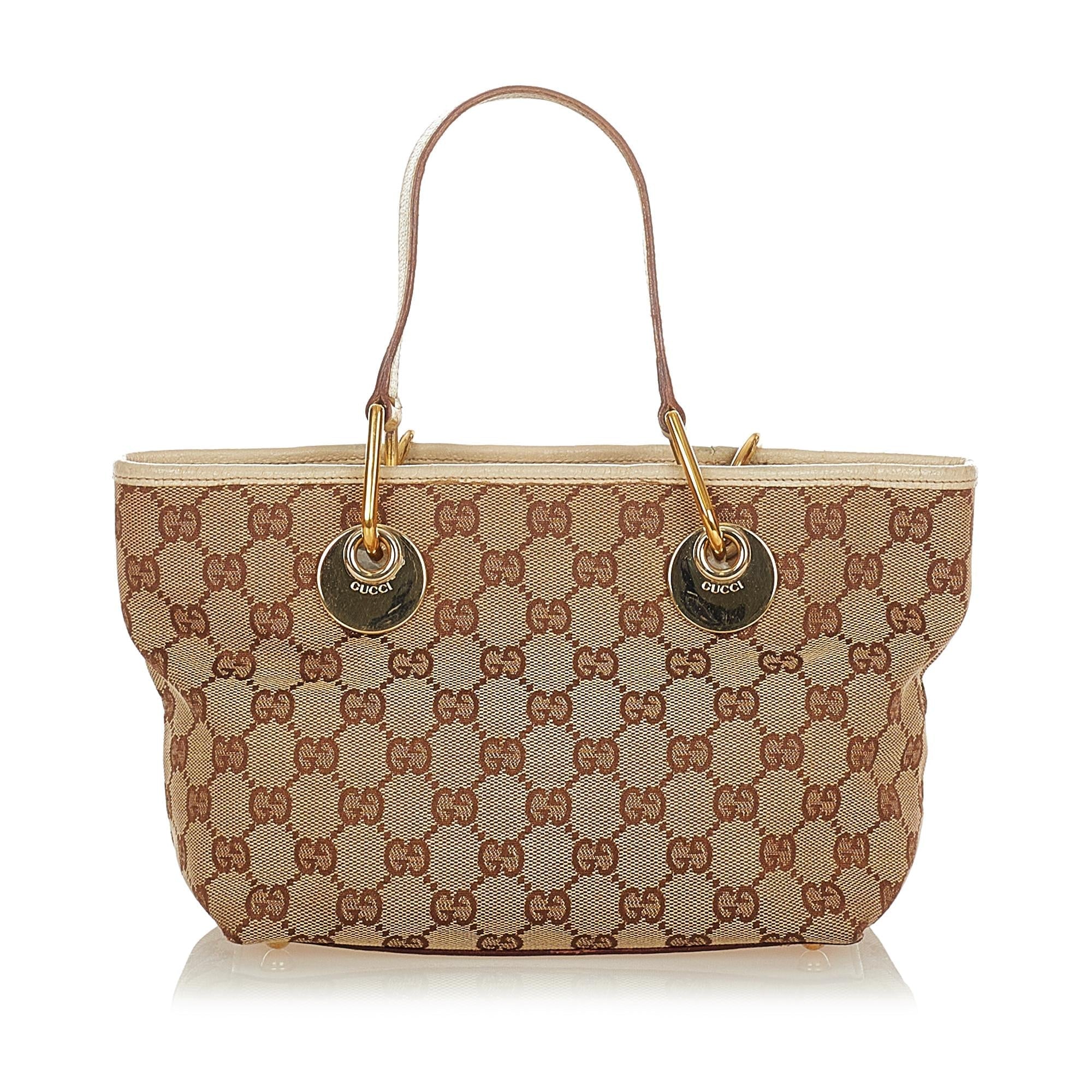 Gucci Gucci Canvas Eclipse Shoulder Bag (SHG-25109)