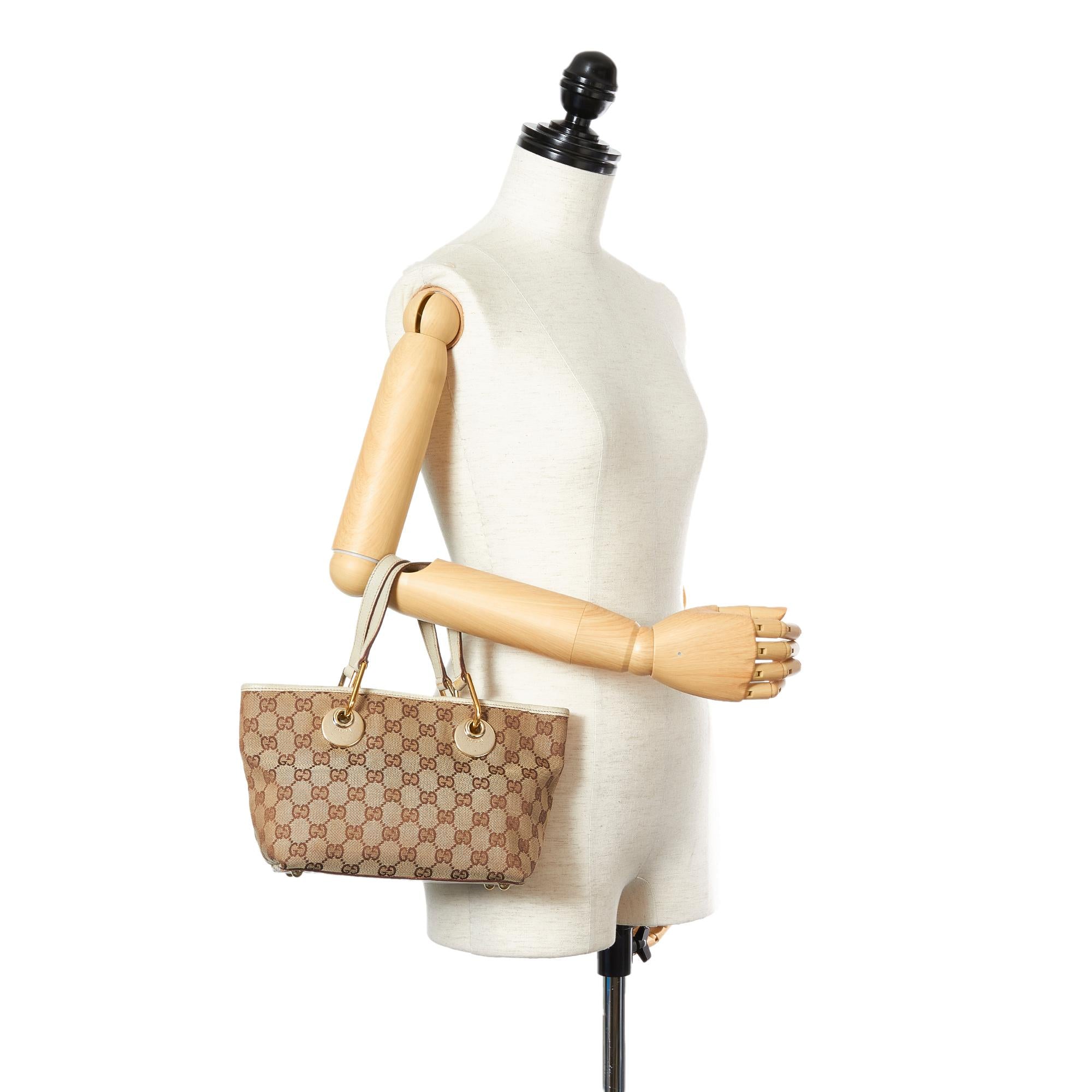 Gucci Gucci Canvas Eclipse Shoulder Bag (SHG-25109)