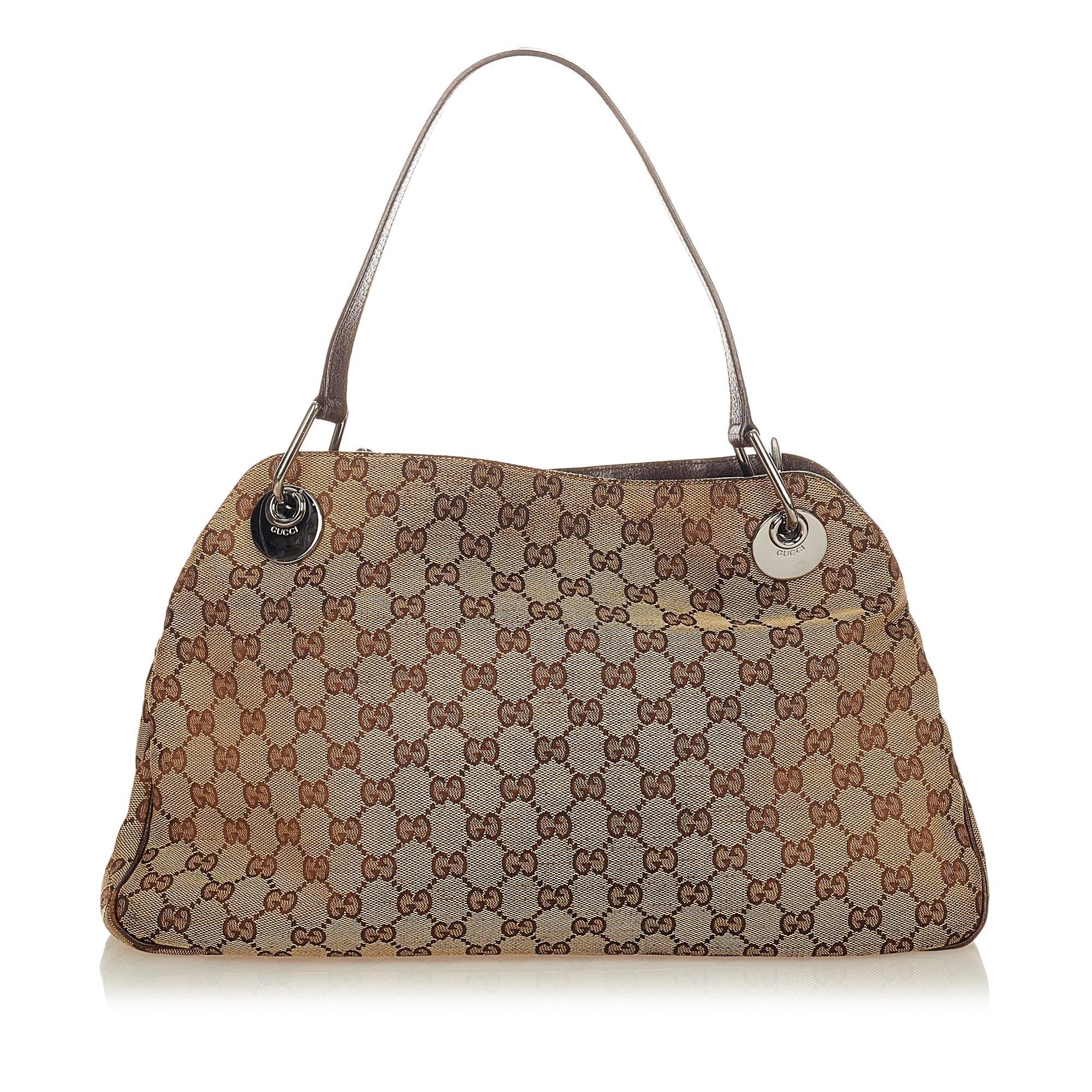 Gucci Gucci Canvas Eclipse Shoulder Bag (SHG-25120)