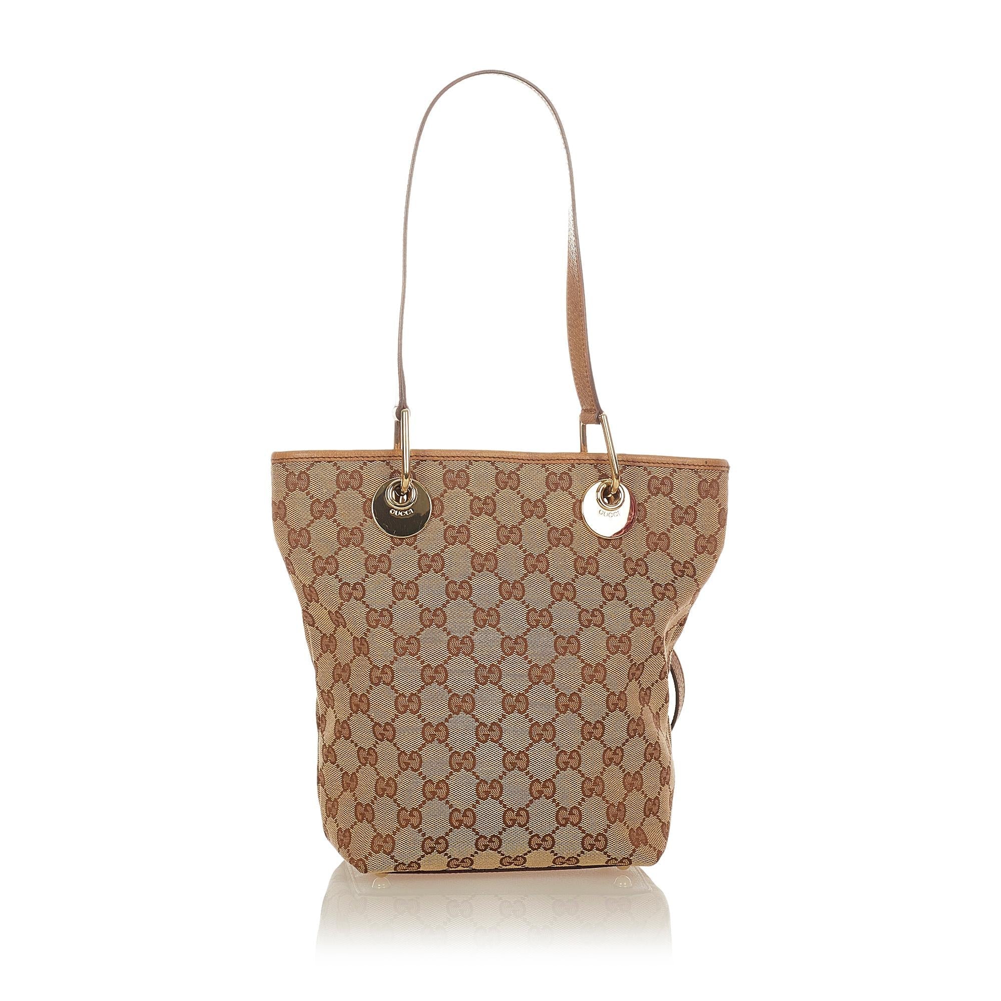 Gucci Gucci Canvas Eclipse Shoulder Bag (SHG-26534)