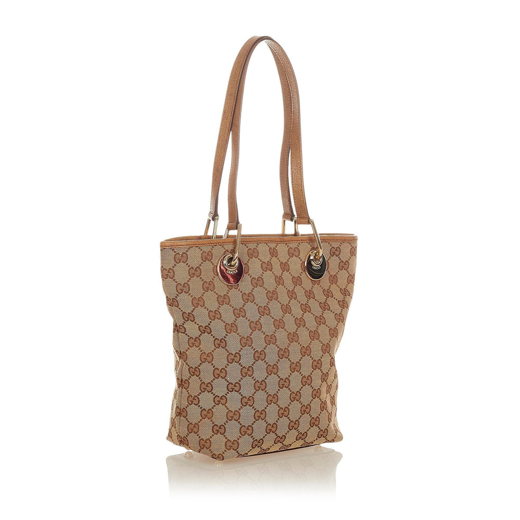 Gucci Gucci Canvas Eclipse Shoulder Bag (SHG-26534)