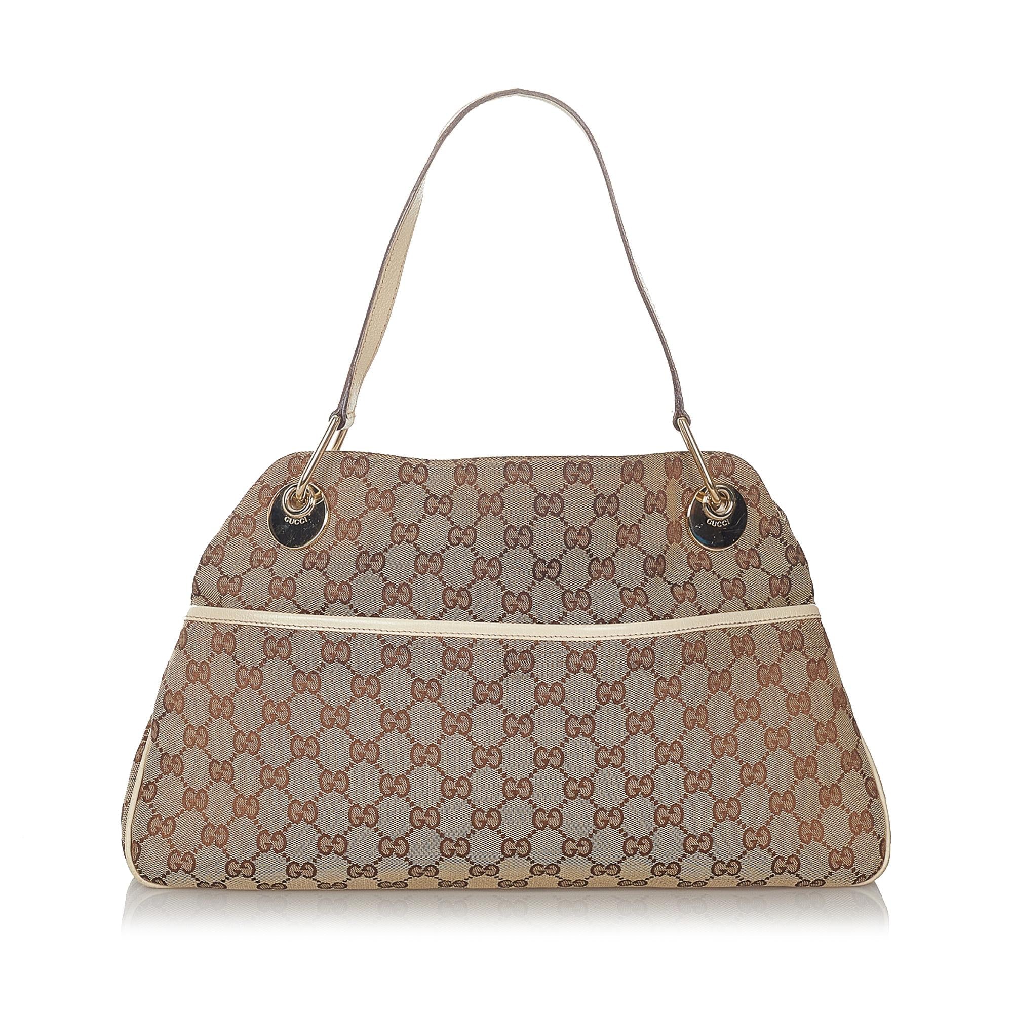 Gucci Gucci Canvas Eclipse Shoulder Bag (SHG-26946)