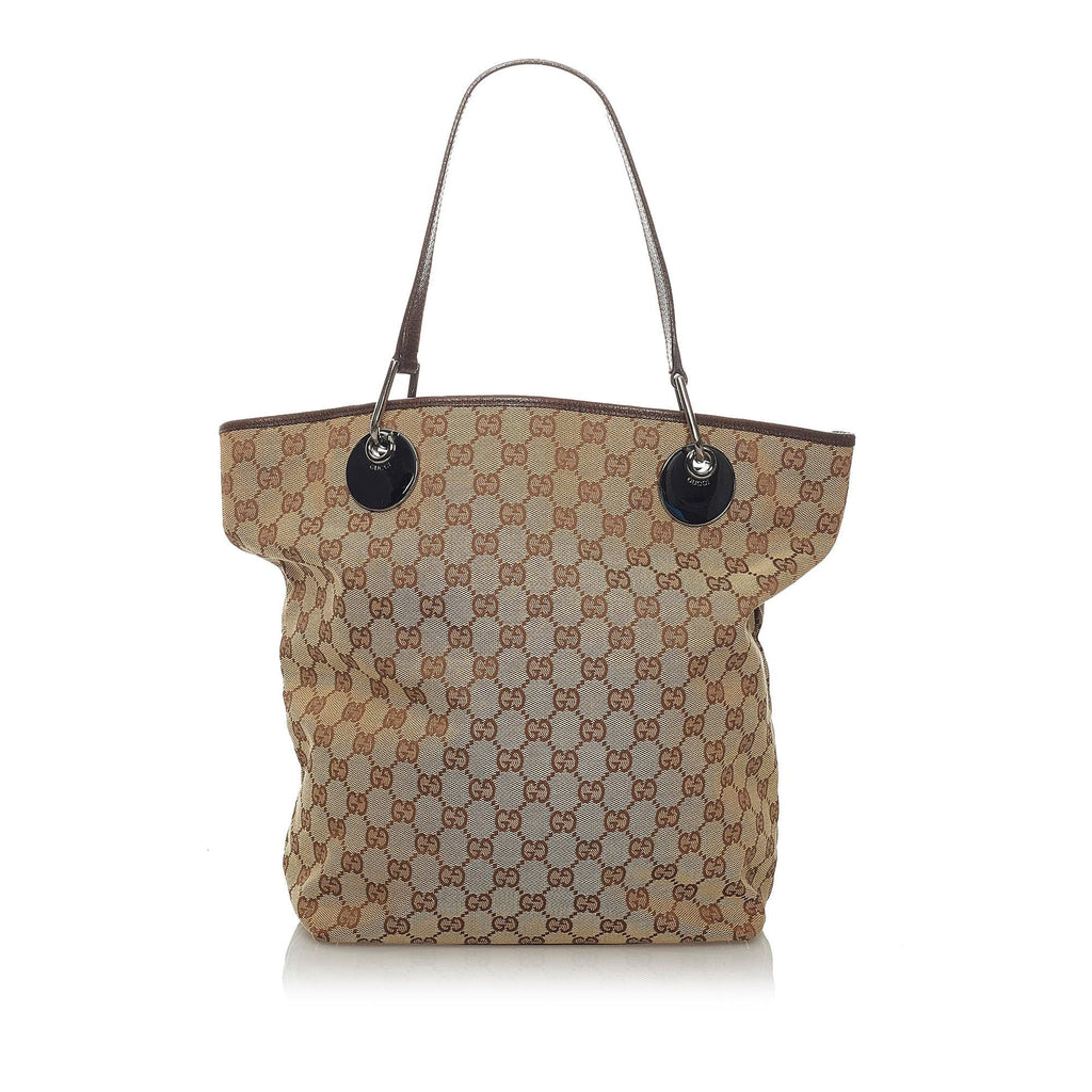 Gucci Gucci Canvas Eclipse Shoulder Bag (SHG-29186)