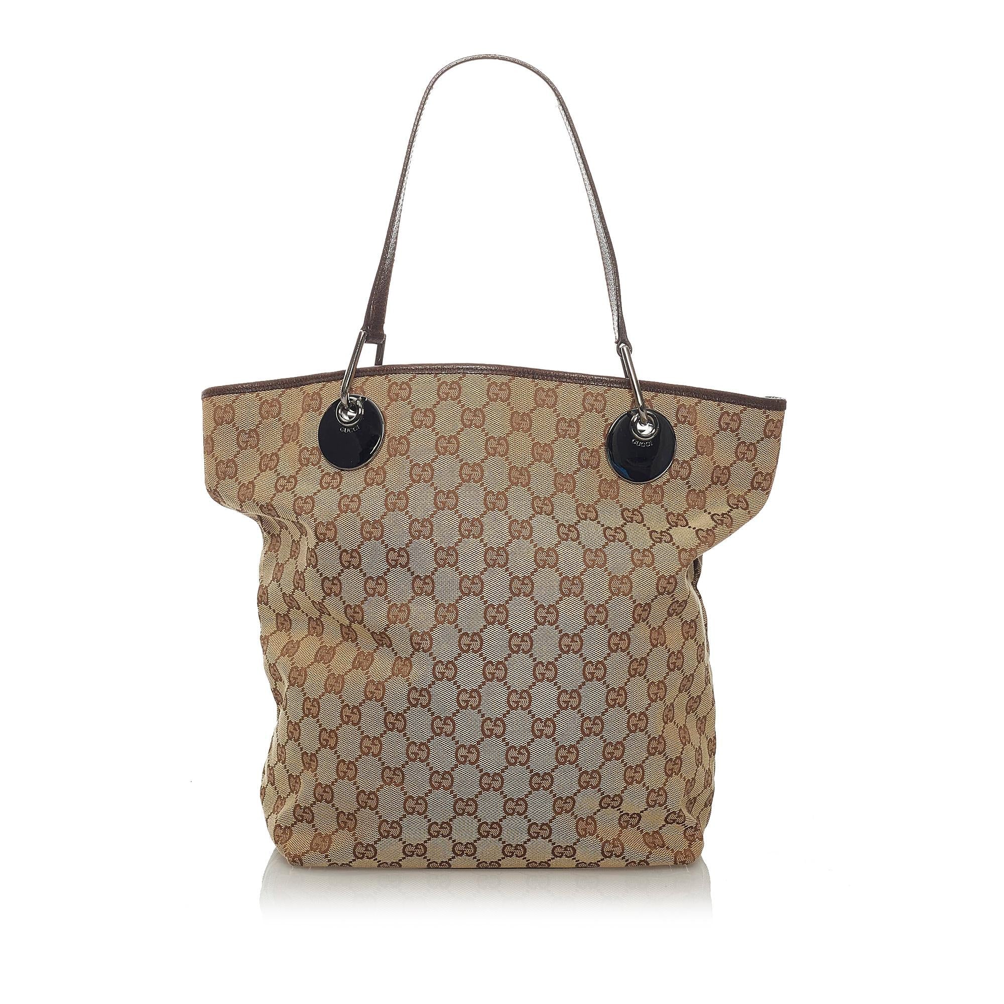 Gucci Gucci Canvas Eclipse Shoulder Bag (SHG-29186)
