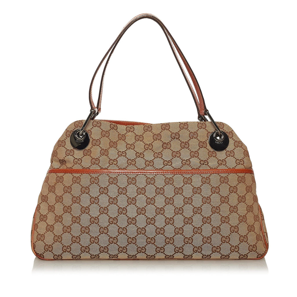 Gucci Gucci Canvas Eclipse Shoulder Bag (SHG-29205)