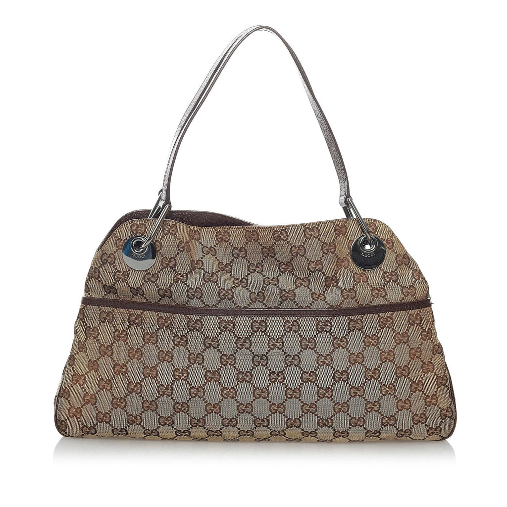Gucci Gucci Canvas Eclipse Shoulder Bag (SHG-29775)