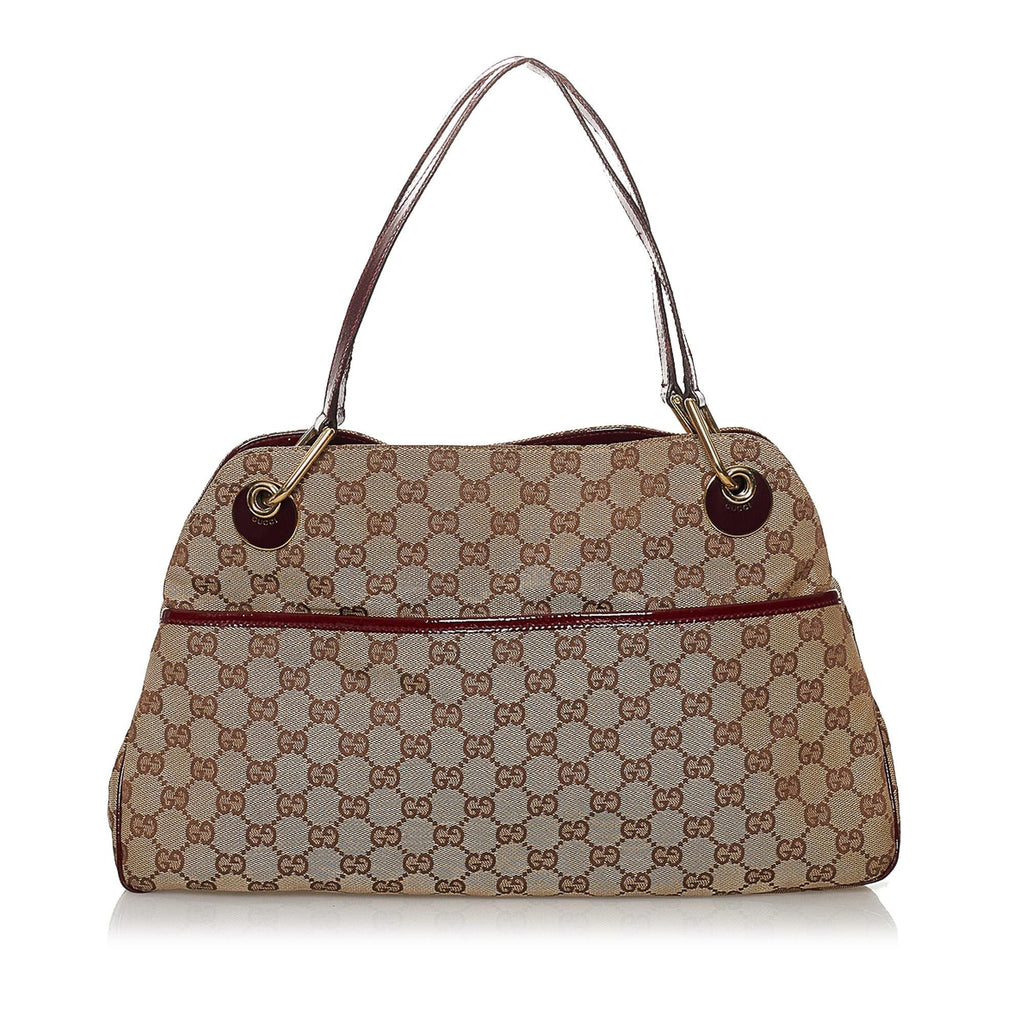 Gucci Gucci Canvas Eclipse Shoulder Bag (SHG-29850)