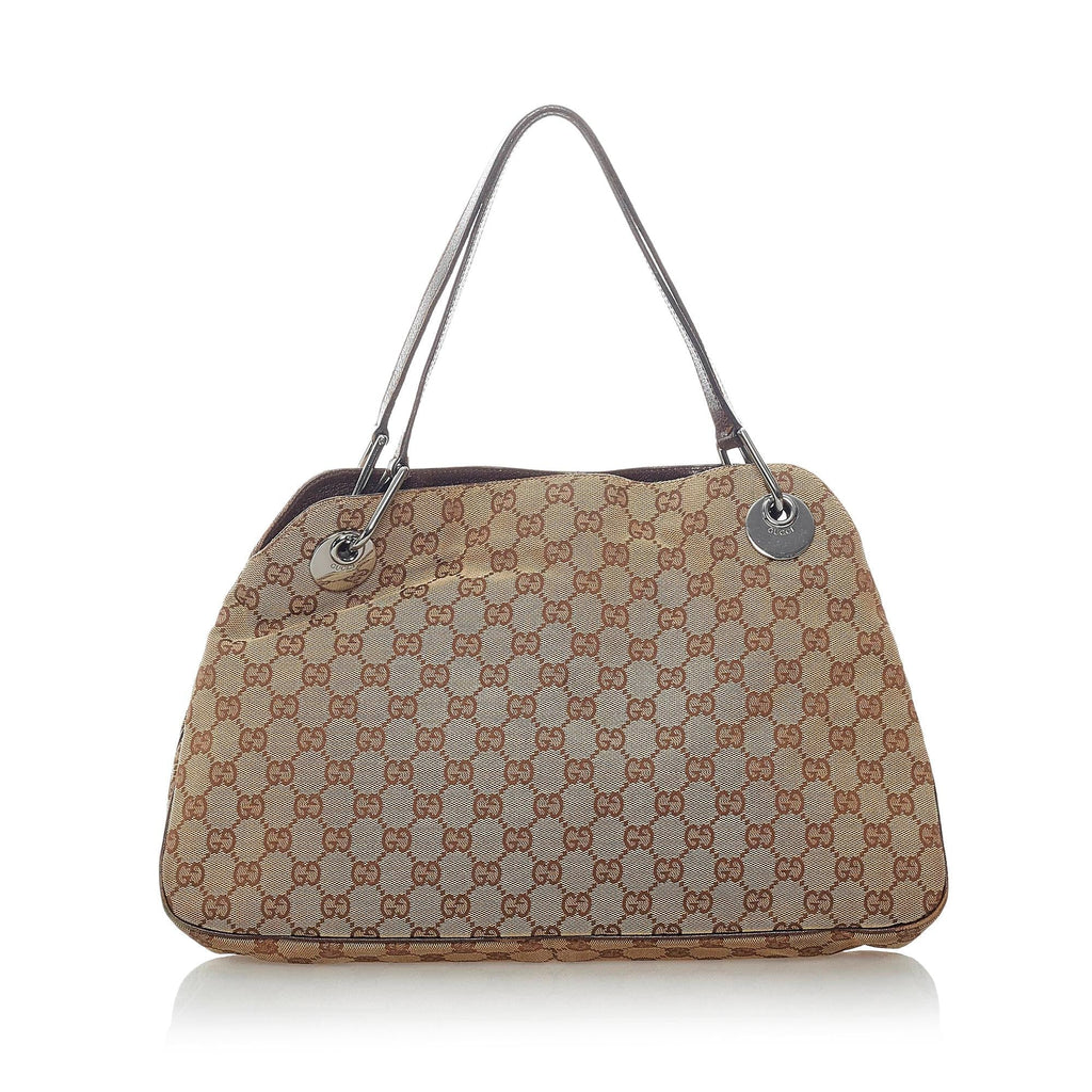 Gucci Gucci Canvas Eclipse Shoulder Bag (SHG-32020)