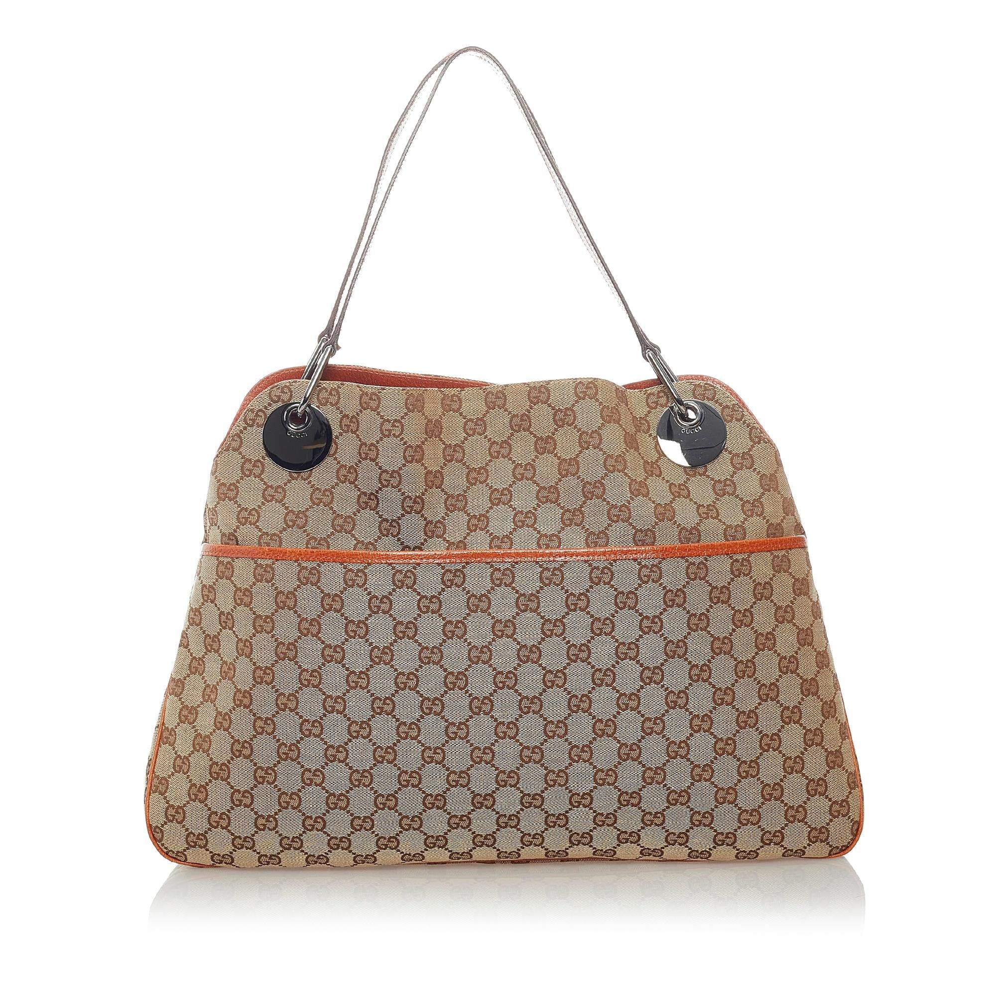 Gucci Gucci Canvas Eclipse Shoulder Bag (SHG-32048)