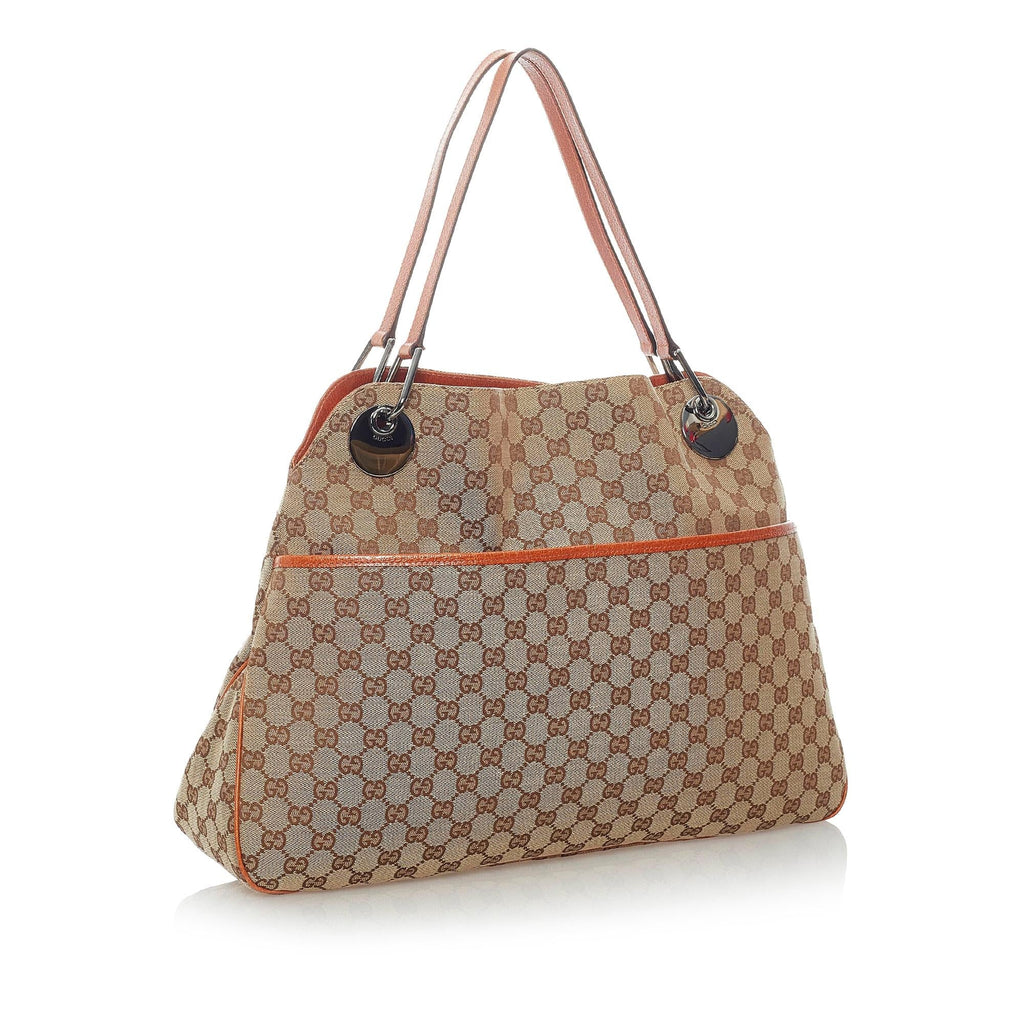 Gucci Gucci Canvas Eclipse Shoulder Bag (SHG-32048)