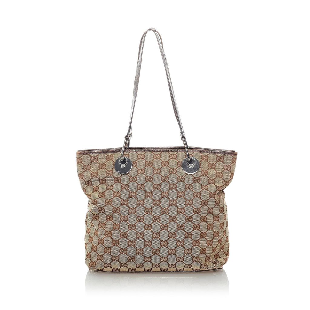 Gucci Gucci Canvas Eclipse Shoulder Bag (SHG-32066)