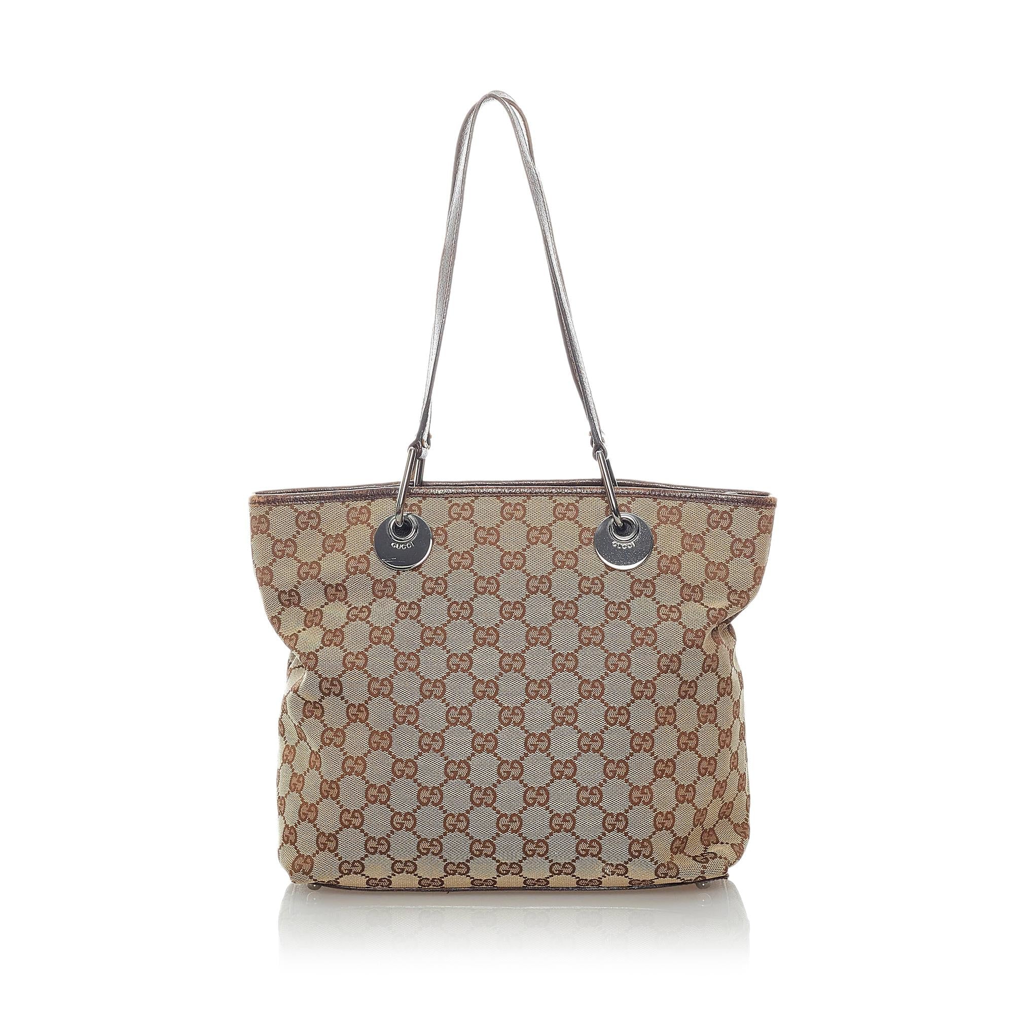 Gucci Gucci Canvas Eclipse Shoulder Bag (SHG-32066)