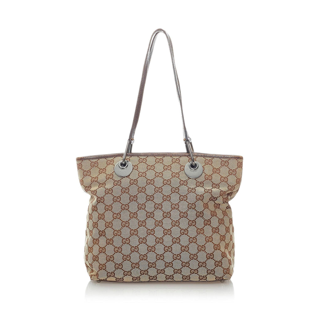 Gucci Gucci Canvas Eclipse Shoulder Bag (SHG-32066)