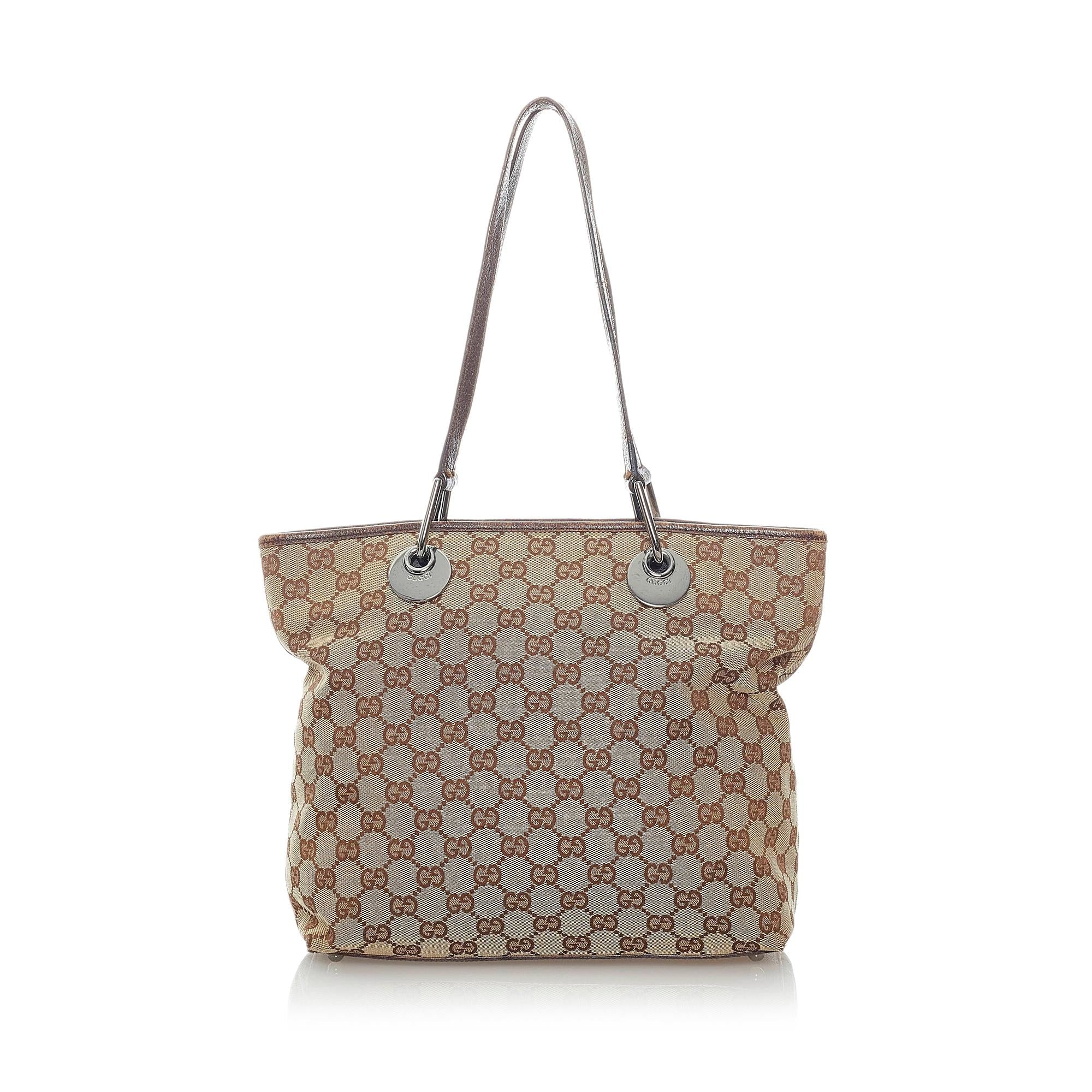 Gucci Gucci Canvas Eclipse Shoulder Bag (SHG-32066)