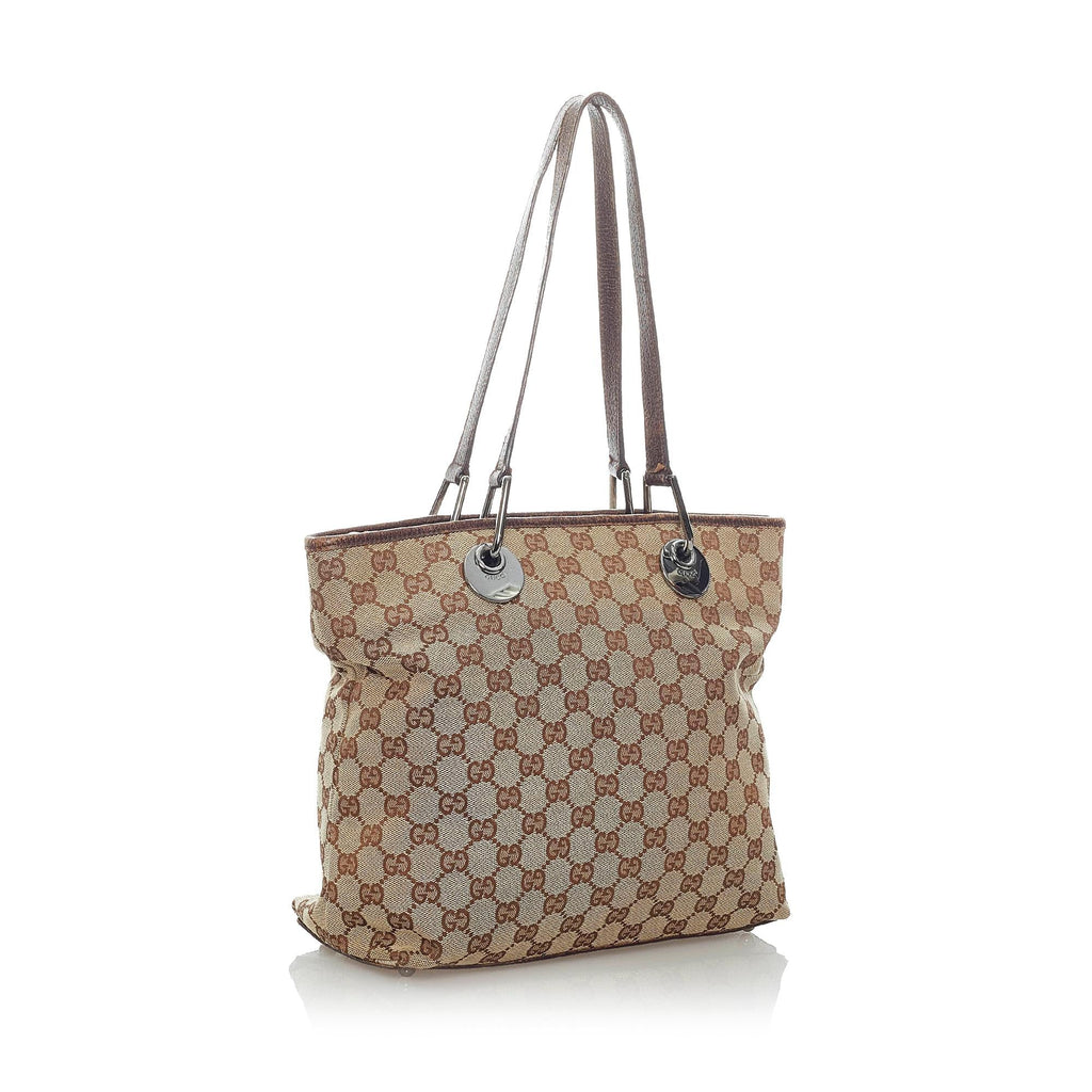Gucci Gucci Canvas Eclipse Shoulder Bag (SHG-32066)
