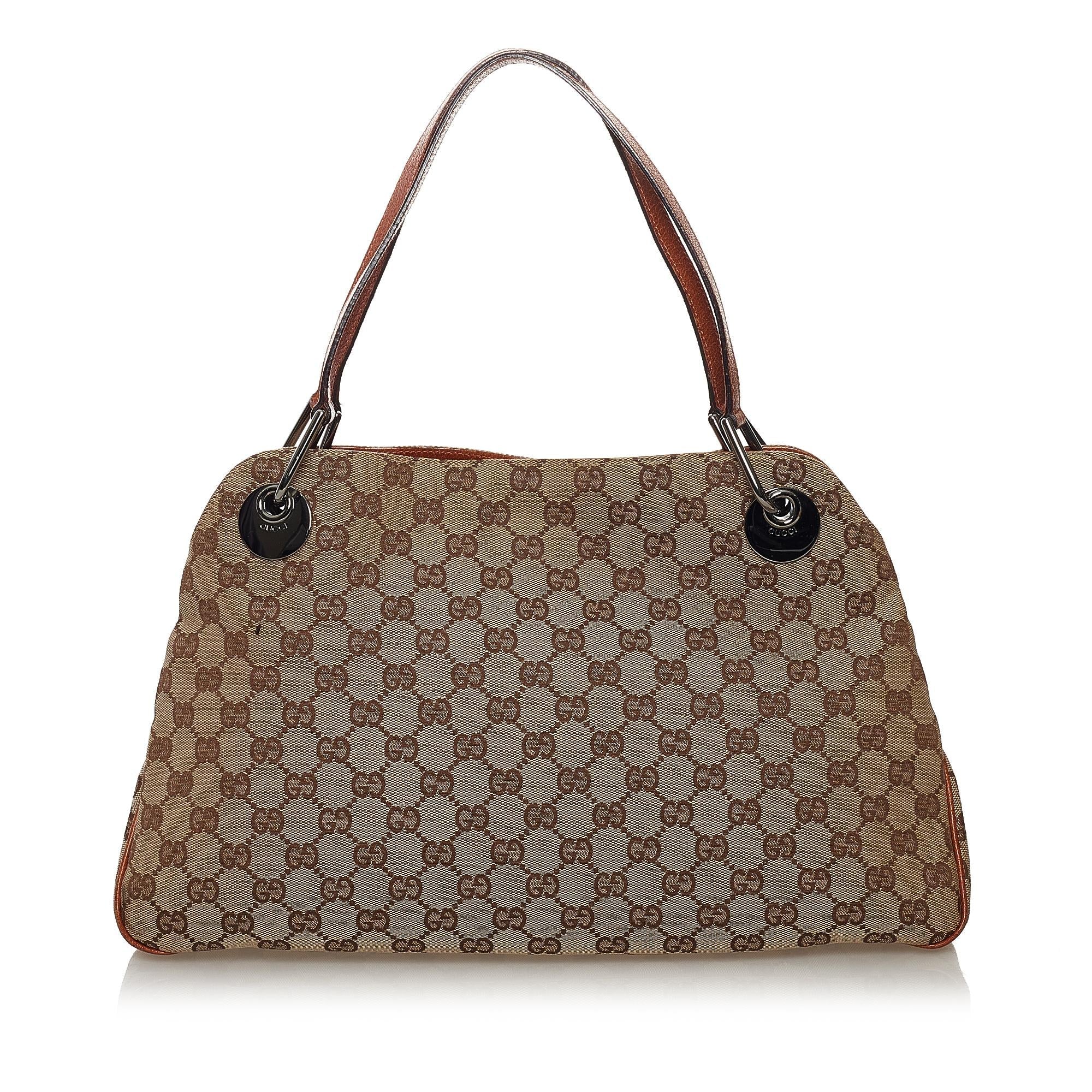 Gucci Gucci Canvas Eclipse Shoulder Bag (SHG-32808)