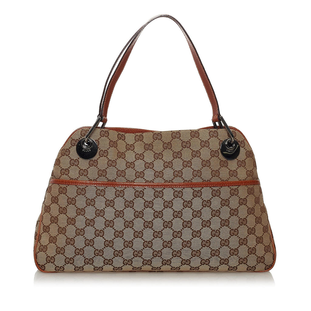 Gucci Gucci Canvas Eclipse Shoulder Bag (SHG-32808)