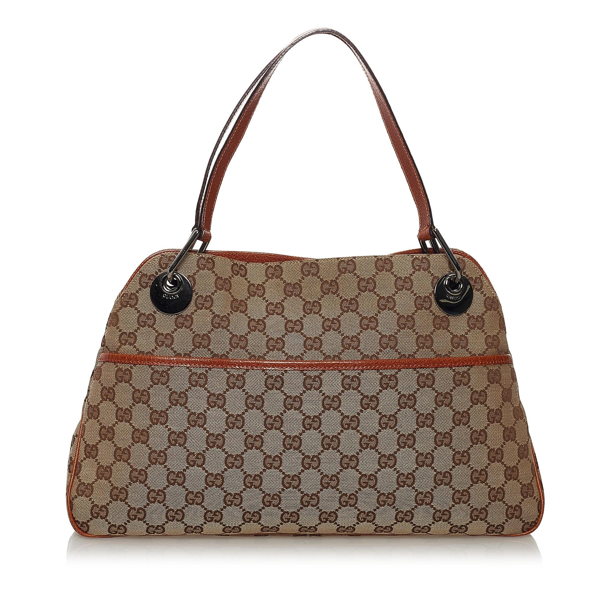 Gucci Gucci Canvas Eclipse Shoulder Bag (SHG-32808)