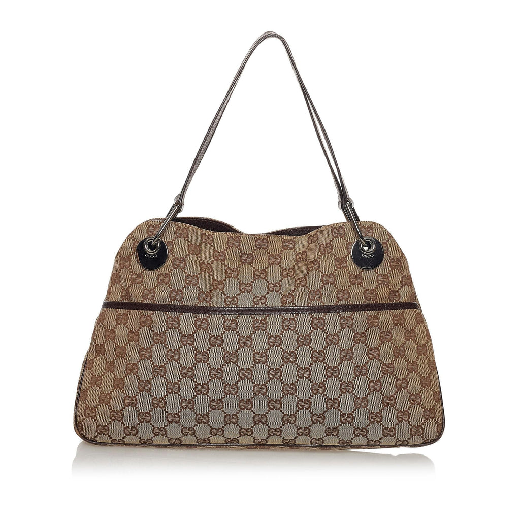 Gucci Gucci Canvas Eclipse Shoulder Bag (SHG-33340)