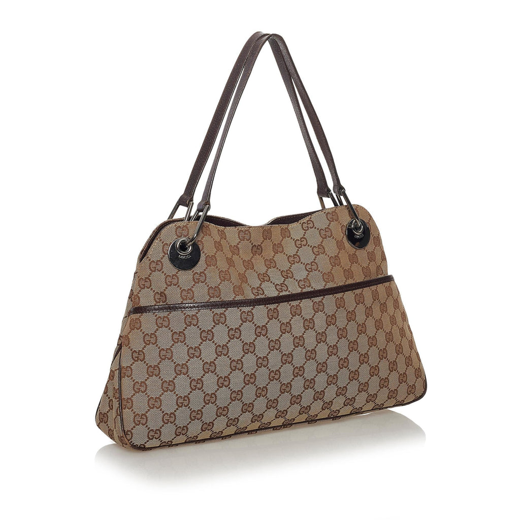 Gucci Gucci Canvas Eclipse Shoulder Bag (SHG-33340)