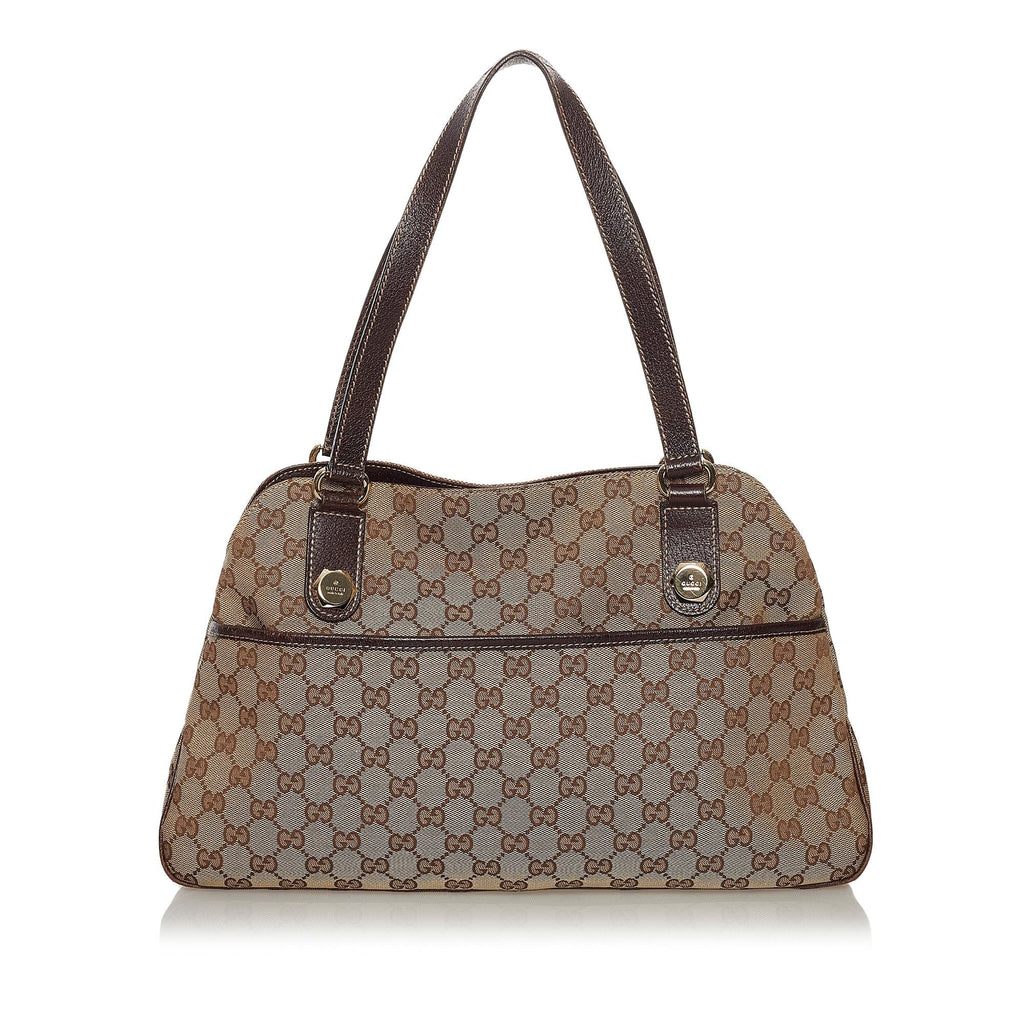 Gucci Gucci Canvas Eclipse Shoulder Bag (SHG-33703)