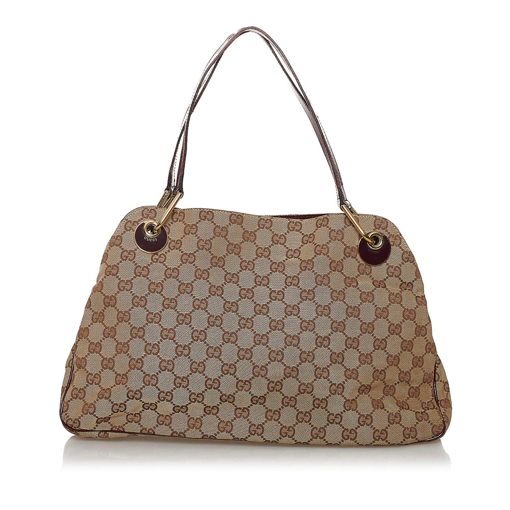 Gucci Gucci Canvas Eclipse Shoulder Bag (SHG-33943)