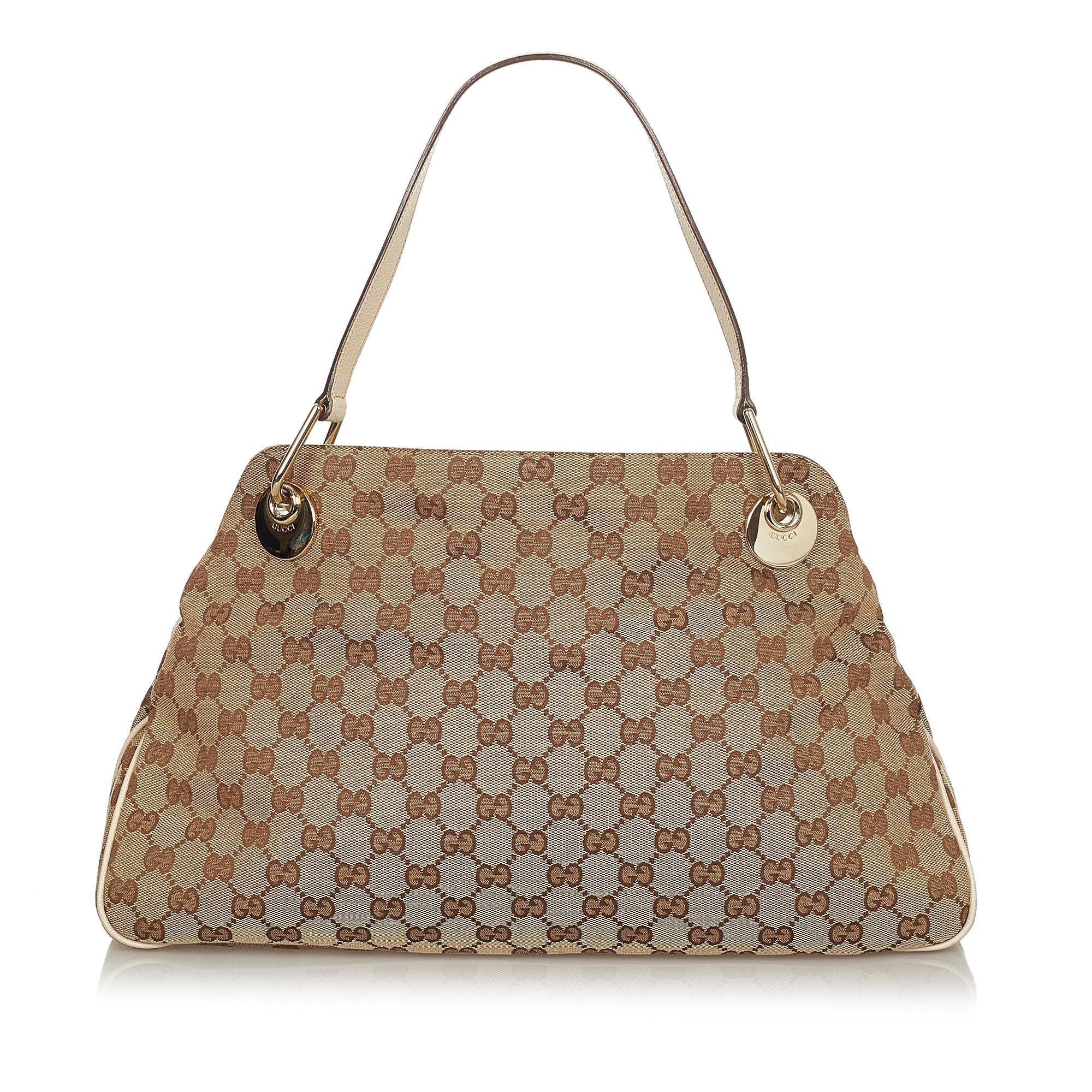 Gucci Gucci Canvas Eclipse Shoulder Bag (SHG-34061)