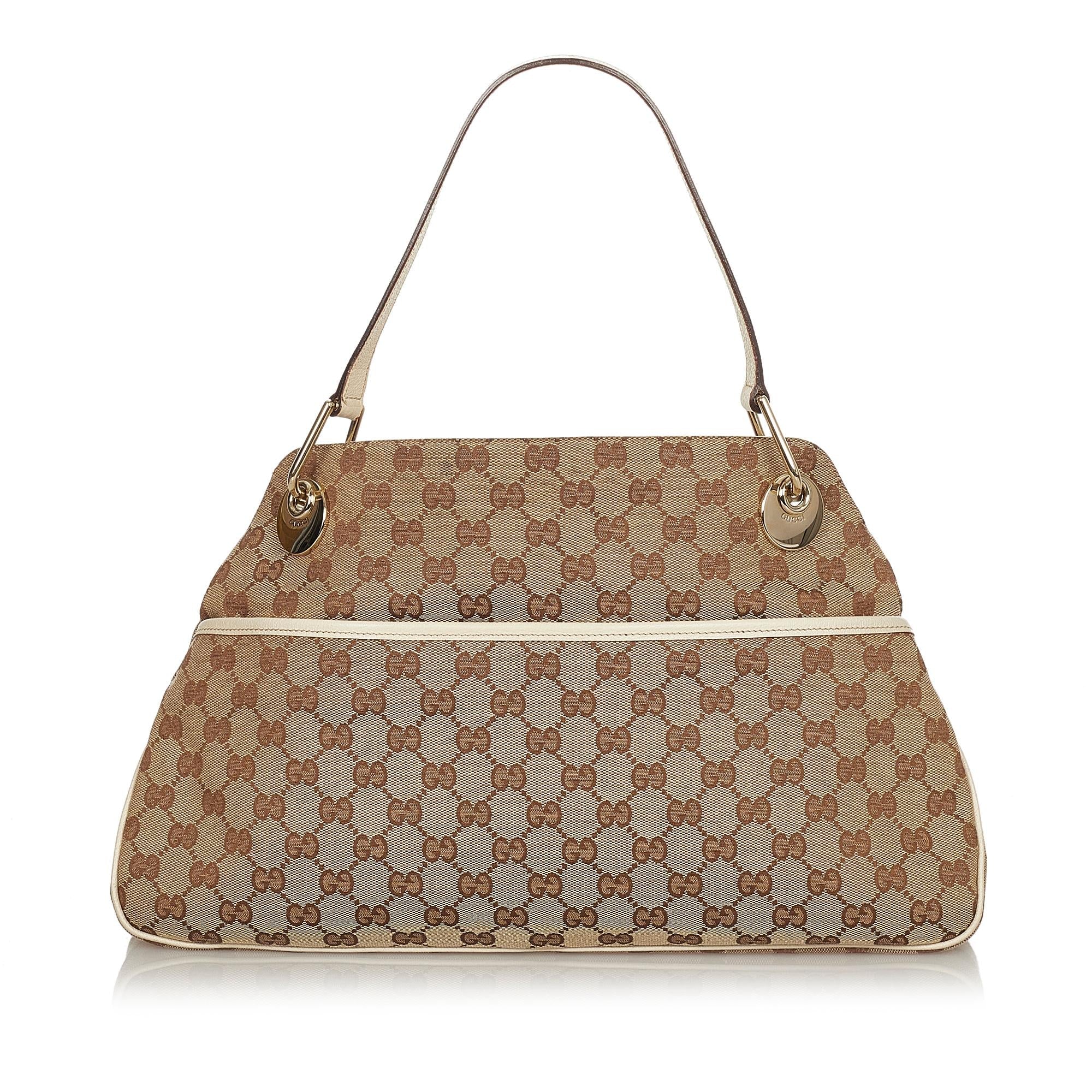 Gucci Gucci Canvas Eclipse Shoulder Bag (SHG-34061)
