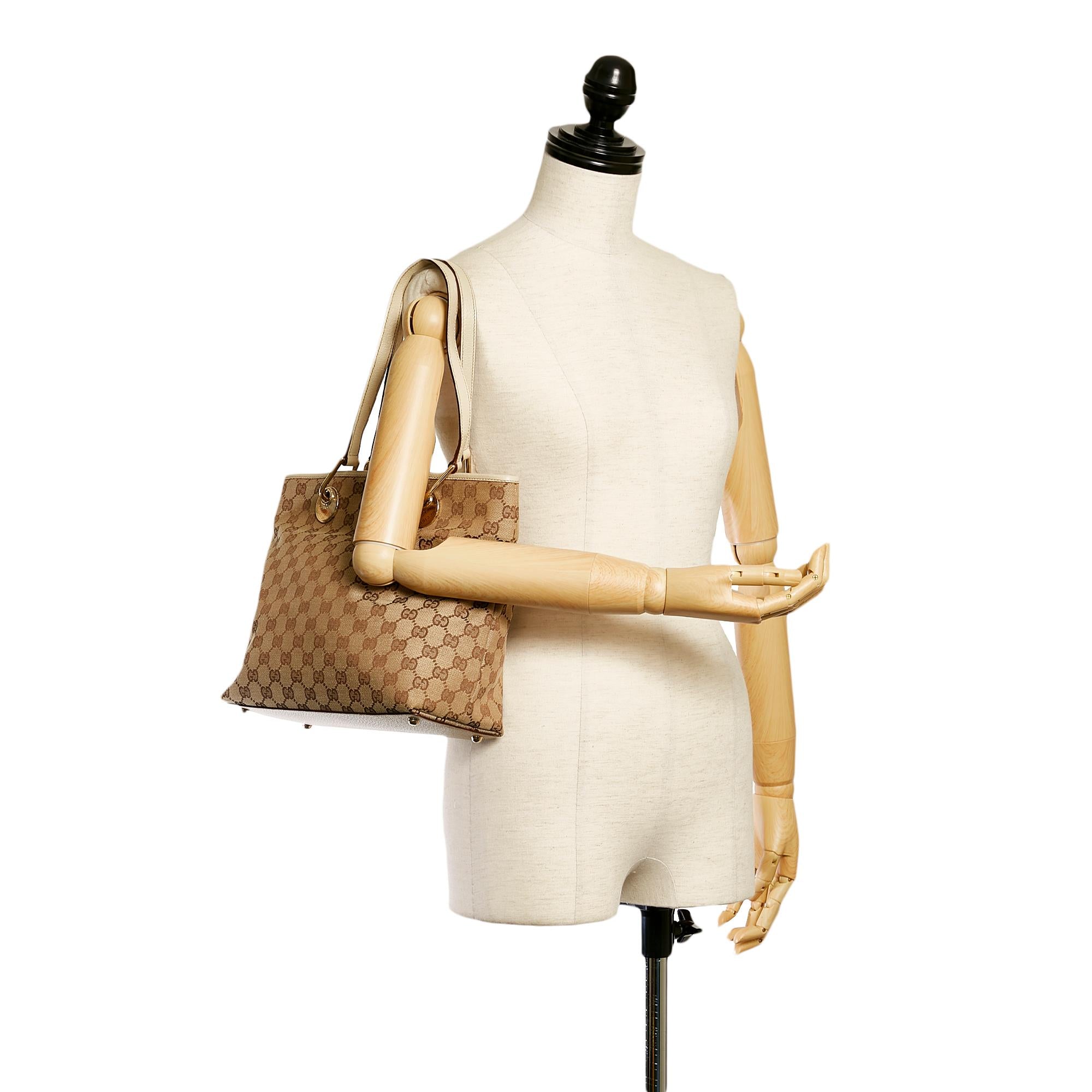 Gucci GG Canvas Eclipse Shoulder Bag (SHG-34640)