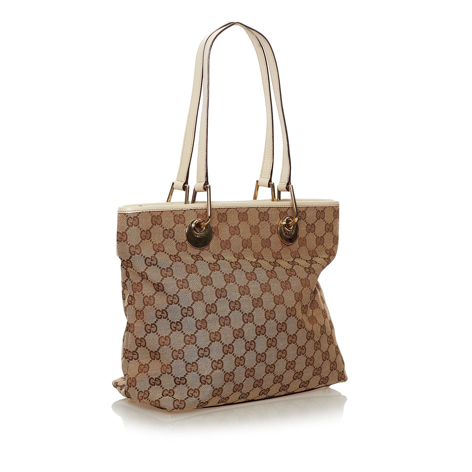 Gucci GG Canvas Eclipse Shoulder Bag (SHG-34640)