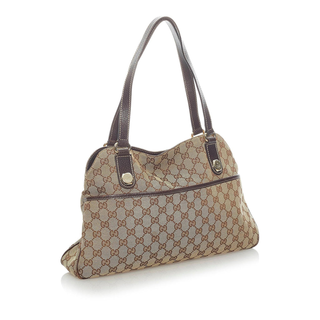 Gucci GG Canvas Eclipse Shoulder Bag (SHG-34655)