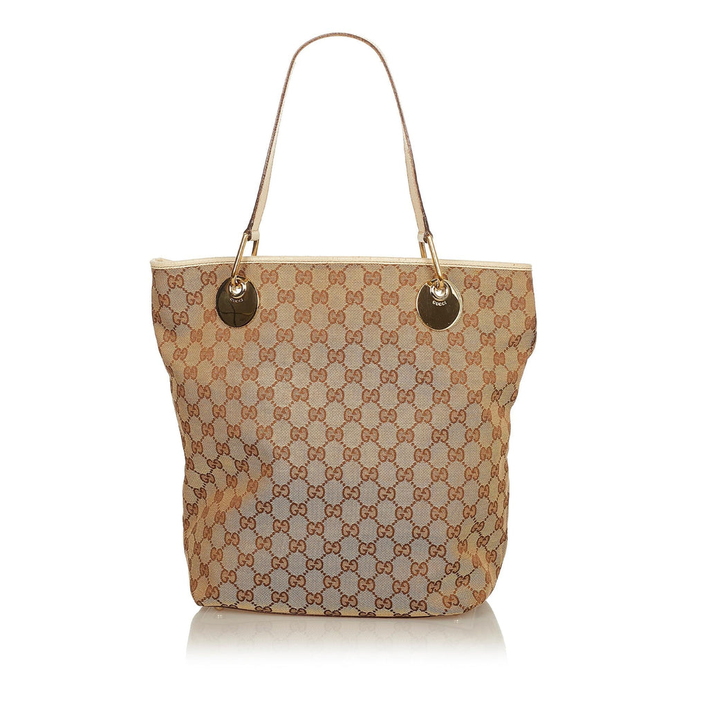 Gucci Gucci Canvas Eclipse Tote Bag (SHG-24982)