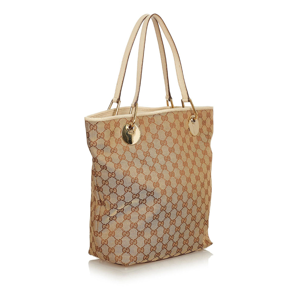 Gucci Gucci Canvas Eclipse Tote Bag (SHG-24982)